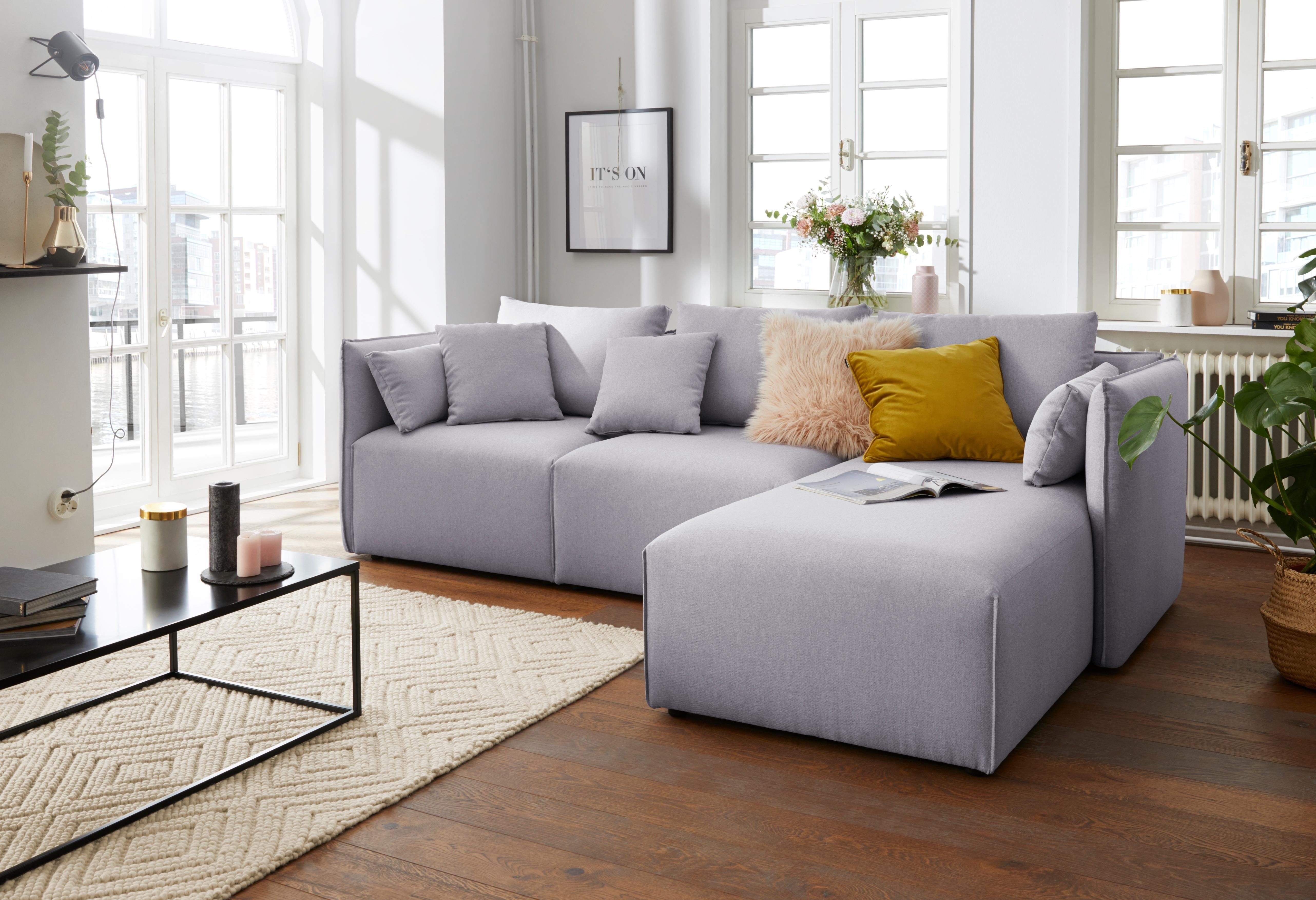 andas Ecksofa Nöre L-Form, 3 Teile, günstig online kaufen