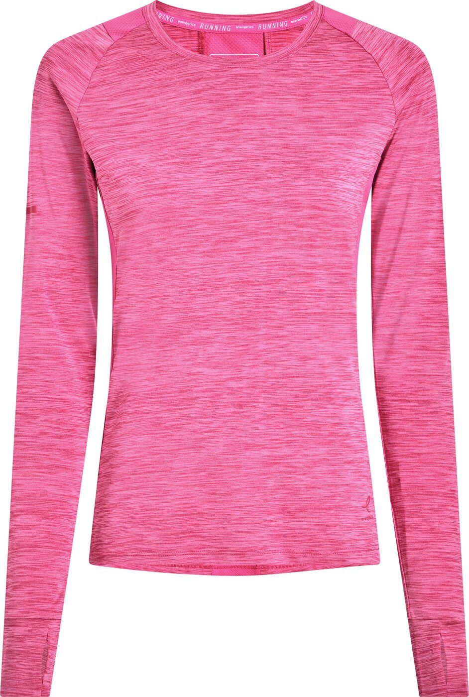 Energetics T-Shirt Da.-Langarmshirt Evii L/S W MELANGE/PINK DARK/PI