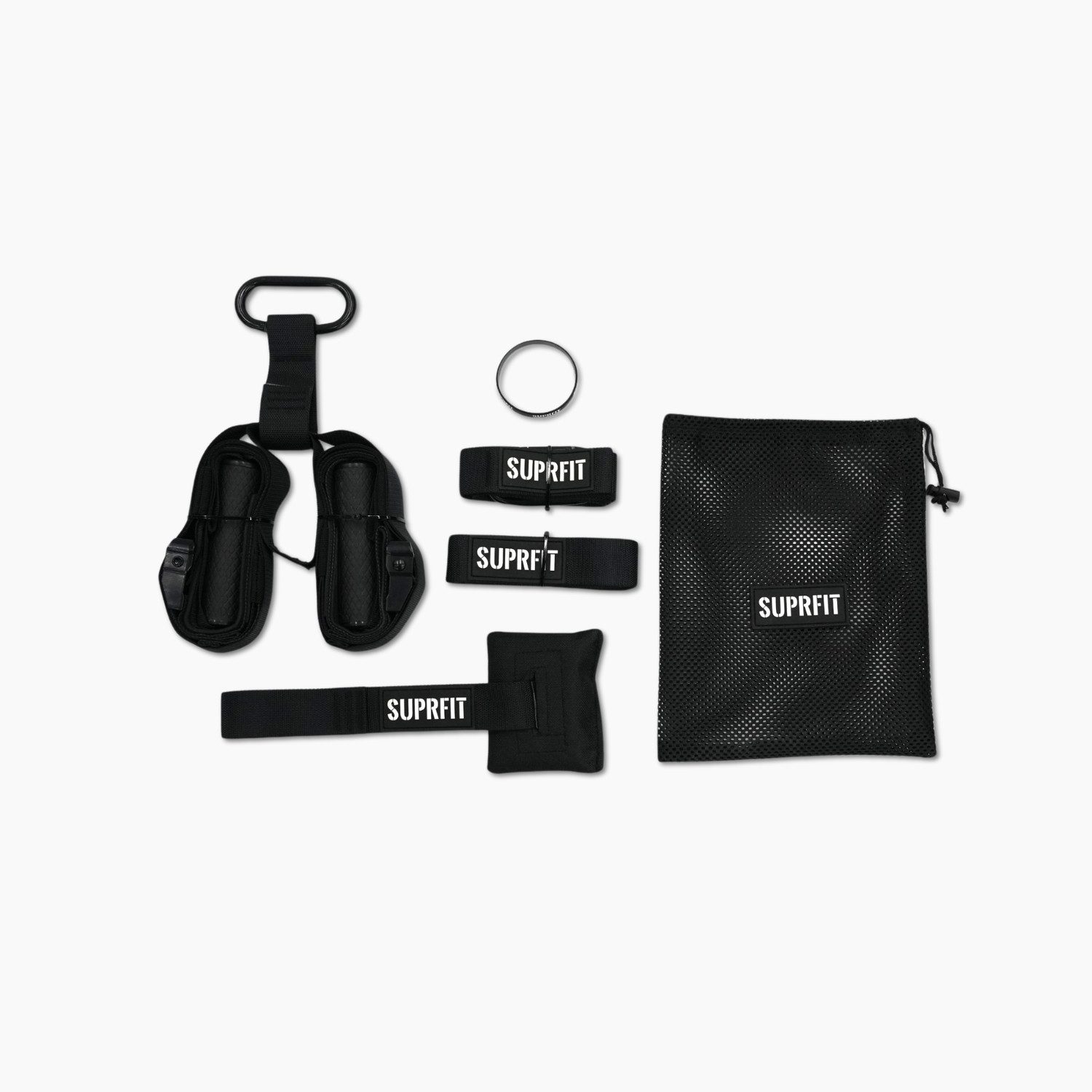SF SUPRFIT Schlingentrainer Sling Trainer, Inklusive Verlängerungsband, Türanker und Tragetasche