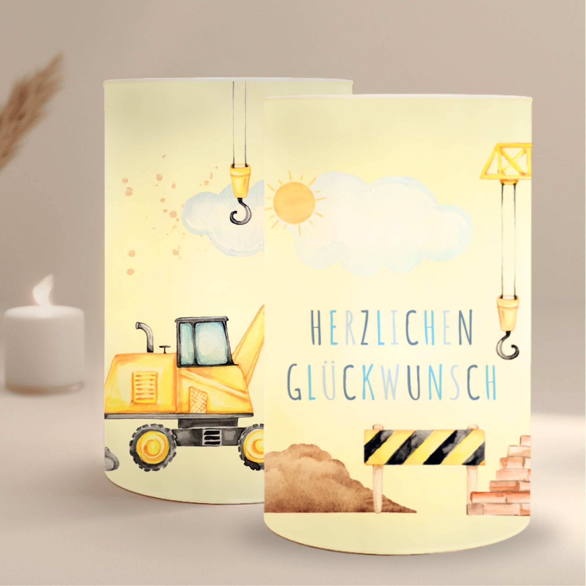 MeinBaby123® Papierdekoration 10 Kindergeburtstag Windlichthüllen, Teelicht Banderolen, Kindergeburtstag Deko, Party Deko Mädchen, Party Deko Jungs
