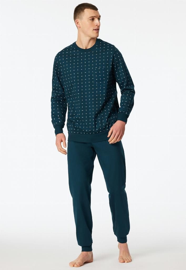 Schiesser Pyjama Schlafanzug lang