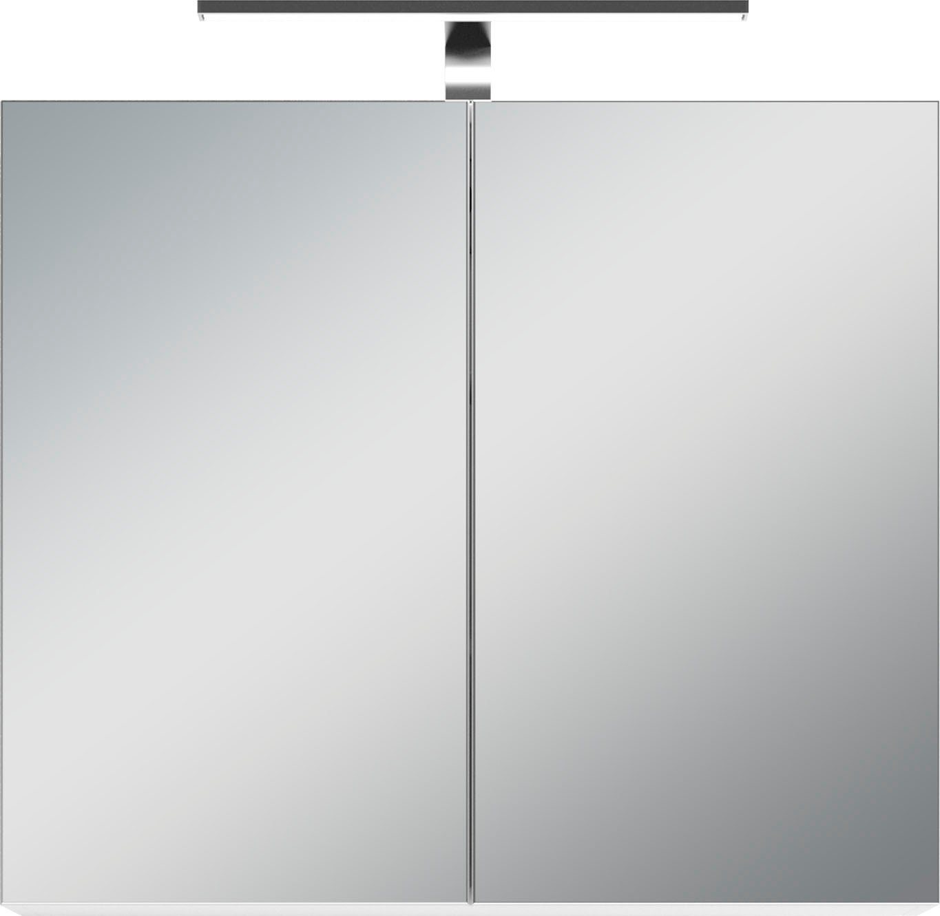 Homexperts Spiegelschrank »Salsa« Breite 70 cm, mit LED-Beleuchtung & Schalter-/Steckdosenbox-HomeTrends