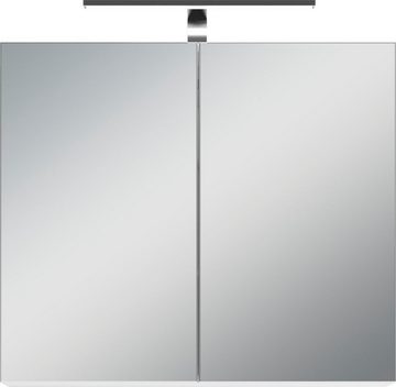 Homexperts Spiegelschrank Salsa Breite 70 cm, mit LED-Beleuchtung & Schalter-/Steckdosenbox