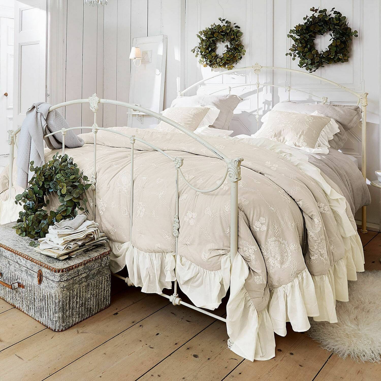 Mirabeau Tagesdecke Quilt Clarissa grau