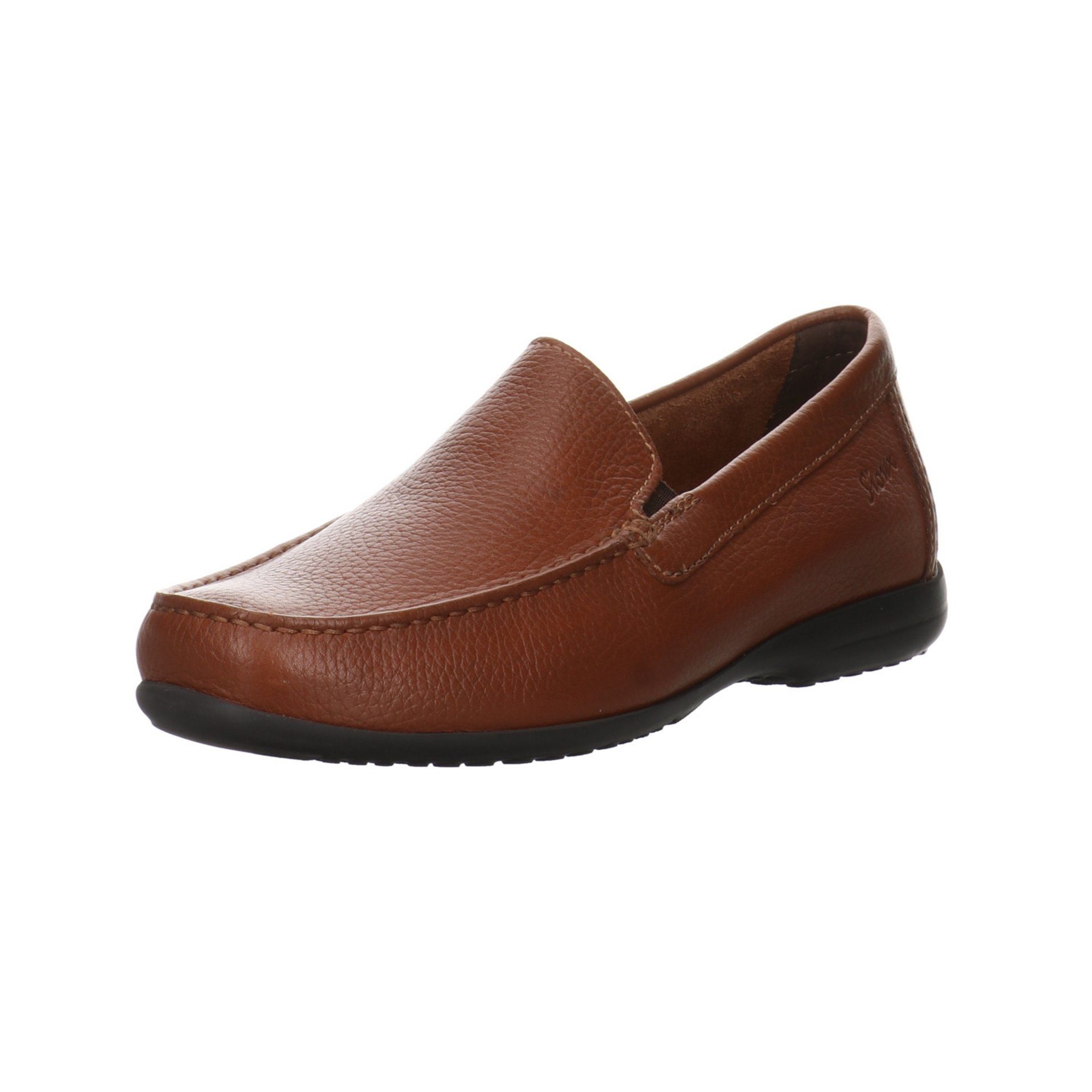 Schuhe Slipper Mokassins braun-mittel Gilles Herren Mokassin SIOUX Glattleder