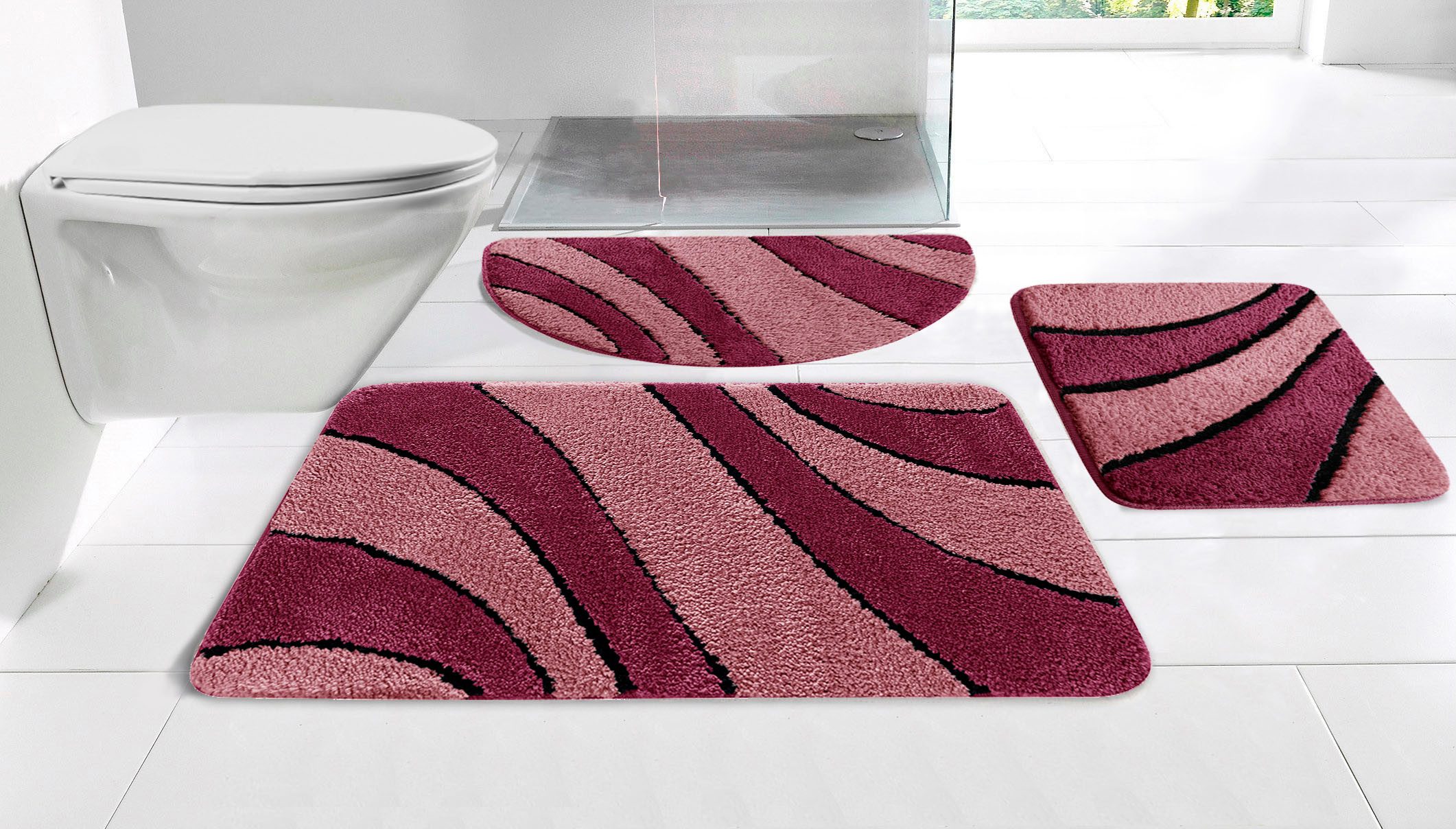 my home Badematte Anna, Badvorleger, Badezimmer günstig online kaufen