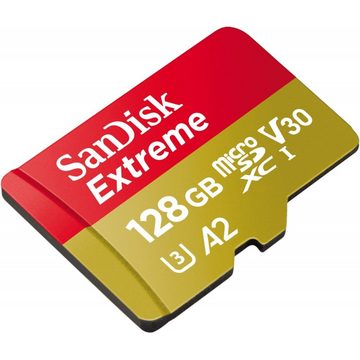 Sandisk microSDXC Extreme 128 GB - Speicherkarte - rot/gold Speicherkarte