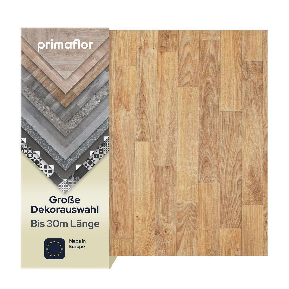 Primaflor-Ideen in Textil Vinylboden PVC TACITO - Eiche Gold - Wohnlich und modern, Starke Nutzschicht