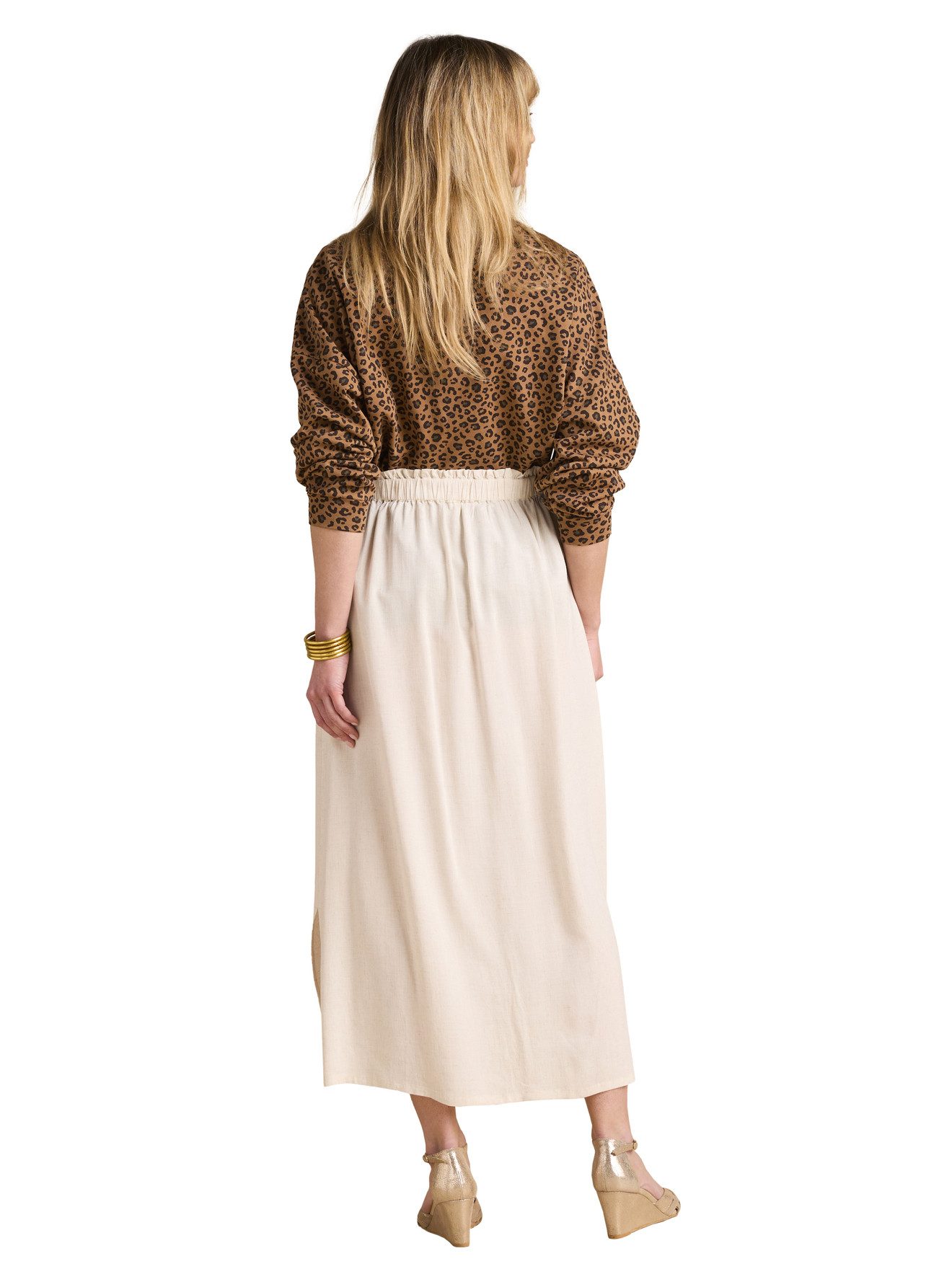 Envie de Fraise Umstandsrock Langer Umstandsrock aus softem Leinenmix