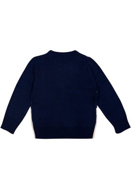 United Labels® Weihnachtspullover Winterpullover für Kinder - Eisbär Ugly Christmas Sweater Blau