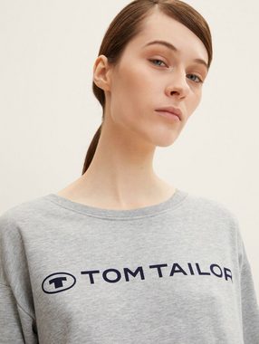 TOM TAILOR Sweatshirt Sweatshirt mit Logo-Print