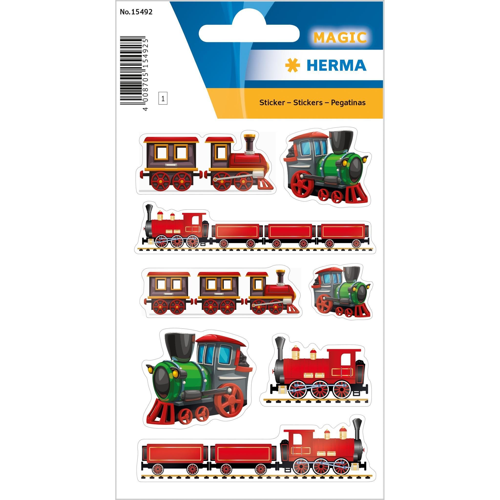 HERMA Sticker Herma Sticker MAGIC Eisenbahn 1 Bl