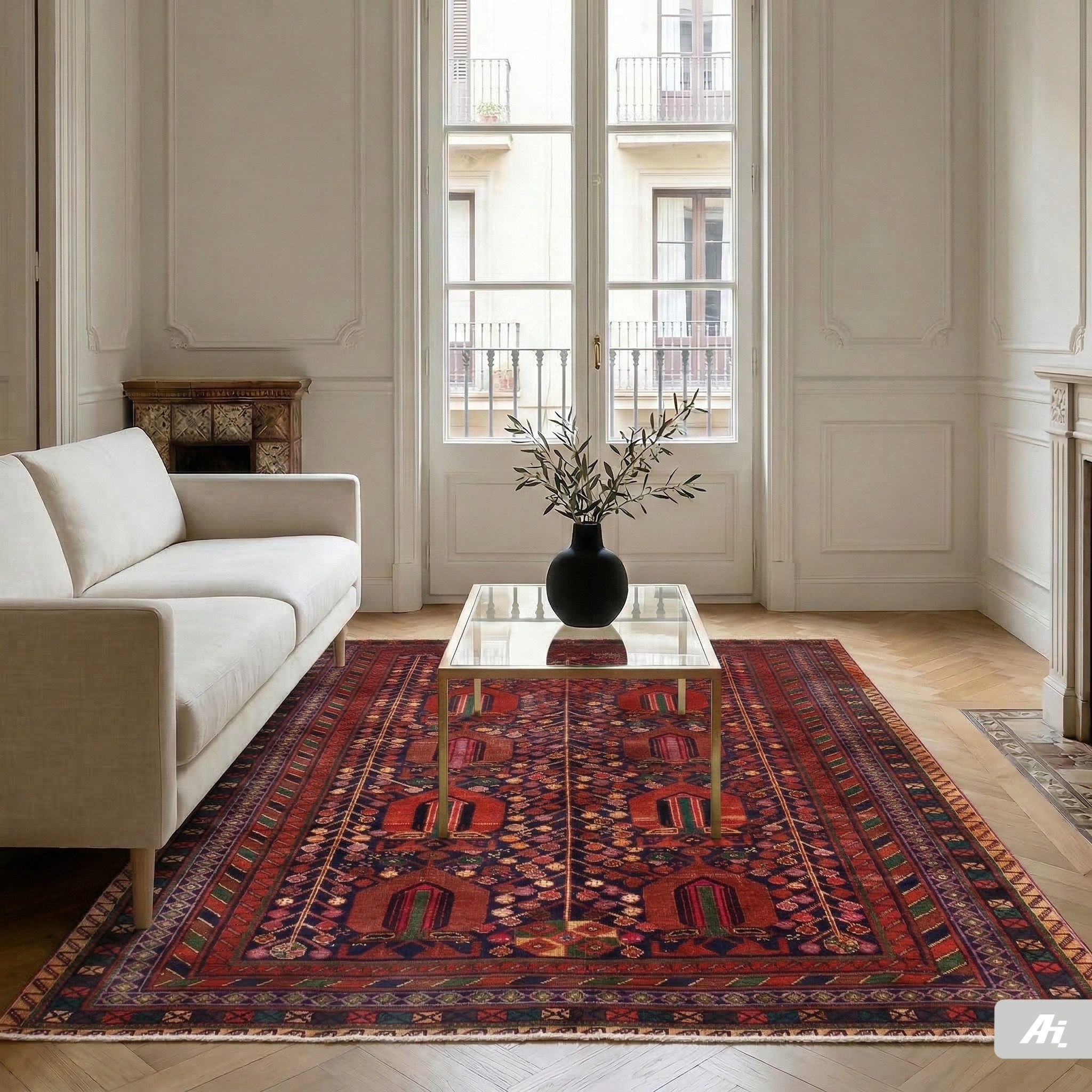 Carpet Avenue Teppich Afshar 241x142, Rechteck, Höhe: 8 mm