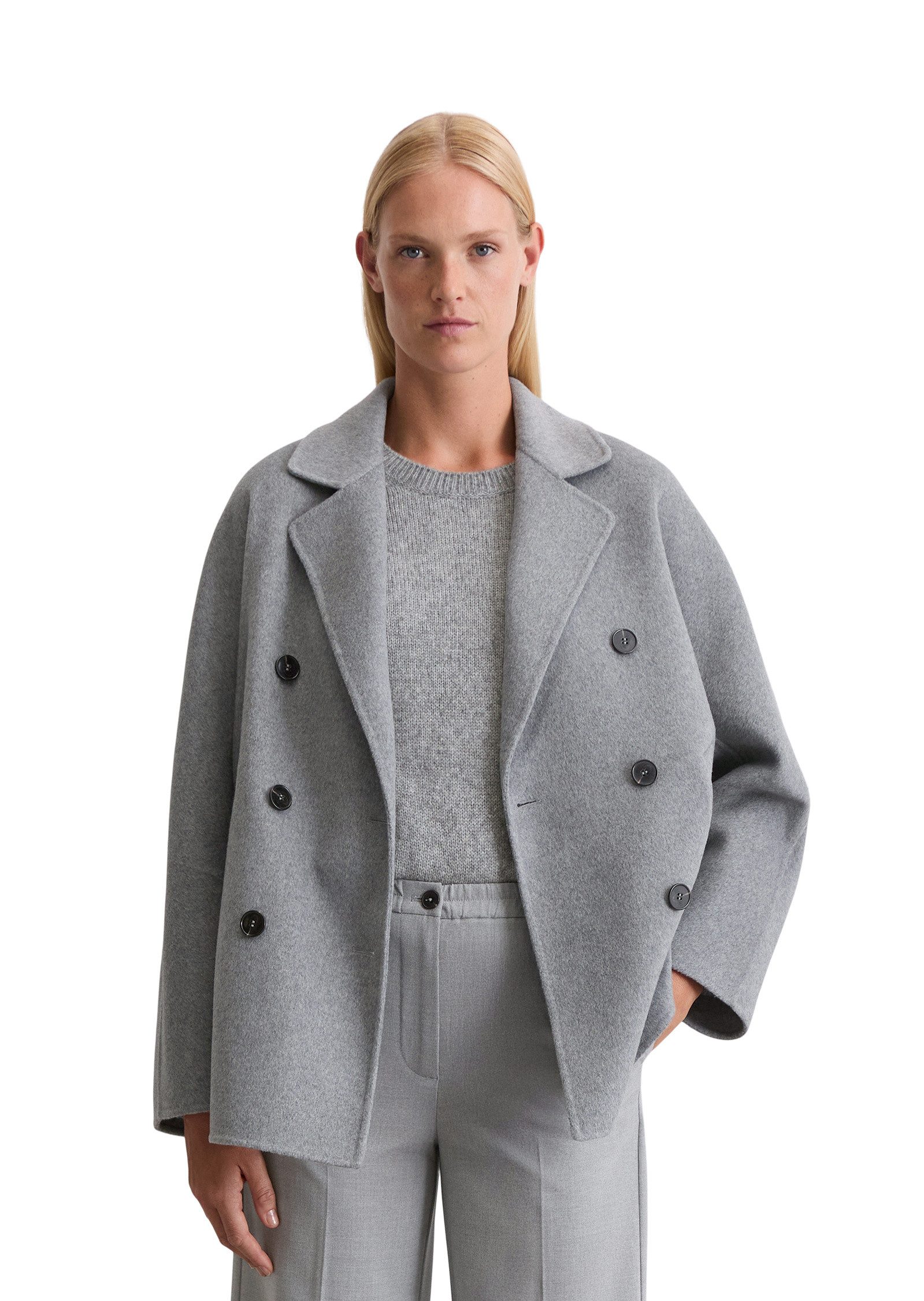 Outdoorjacke aus Wolle-Mix