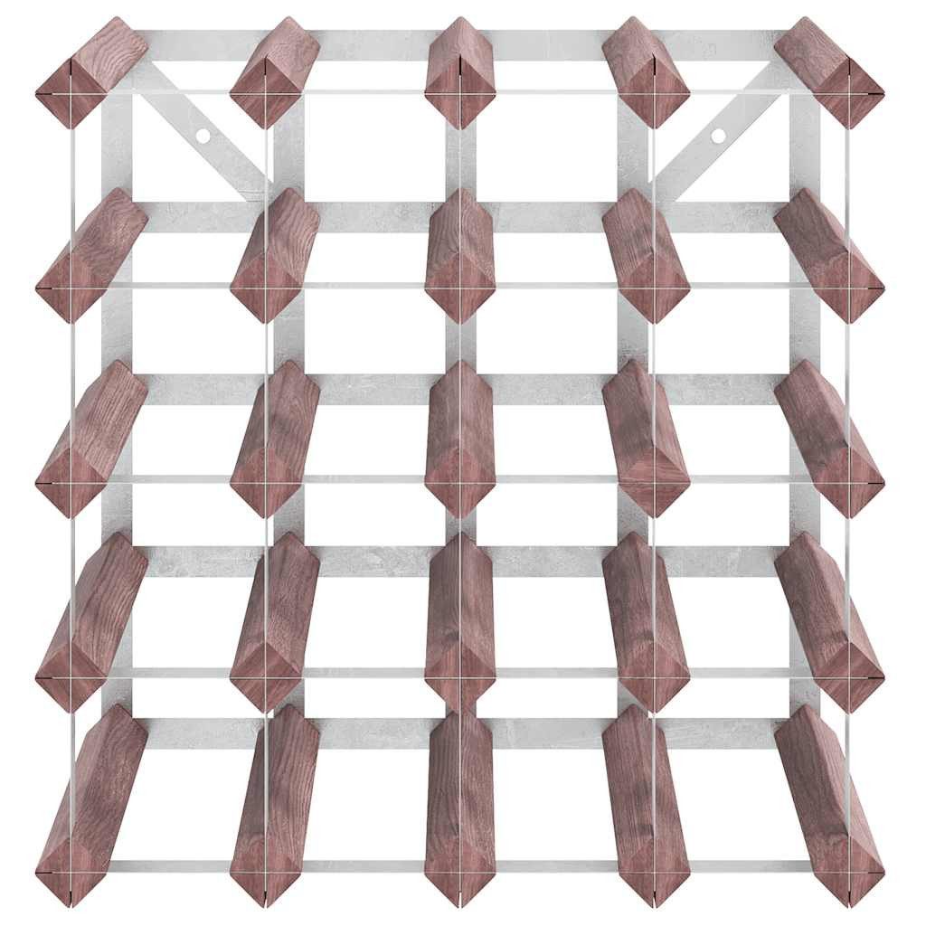 vidaXL Weinregal Weinregal für 20 Flaschen Braun Massivholz Kiefer, 1-tlg.
