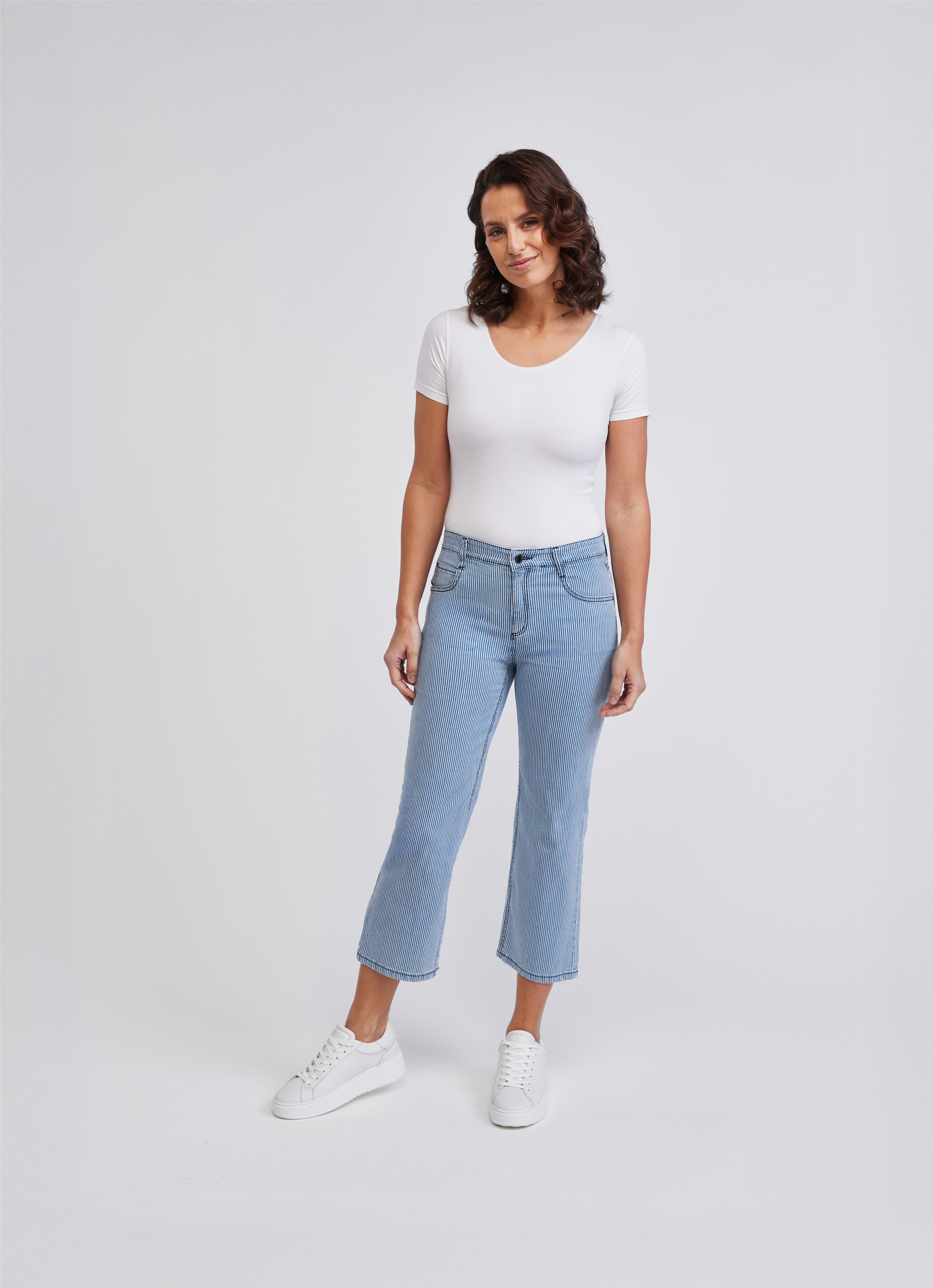 wonderjeans 7/8-Jeans Figurschmeichelnder WonderStretch – Bild 2 von 4
