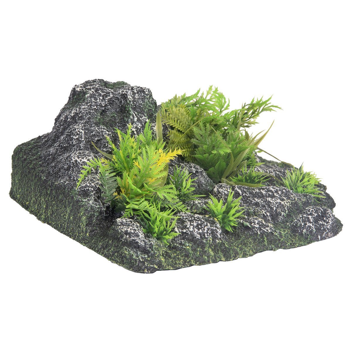 Aquariendeko Aquarium Dekoration Condroz Felsen + Pflanze Winkel
