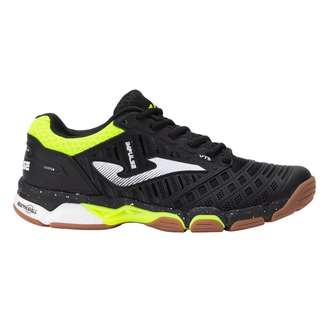 Joma Hallen-Indoorschuhe V.Impulse 2401 schwarz/lime Herren Badmintonschuh