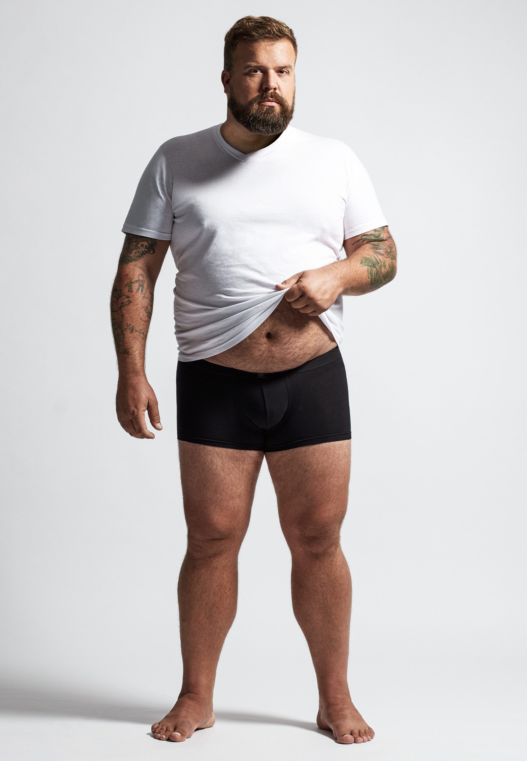 CECEBA Boxershorts CECEBA Herren Pants schwarz uni 2er Pack (2-St)