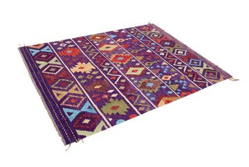 Designteppich Kelim Afghan Heritage 152x198 Handgewebter Moderner Orientteppich, Nain Trading, rechteckig, Höhe: 3 mm