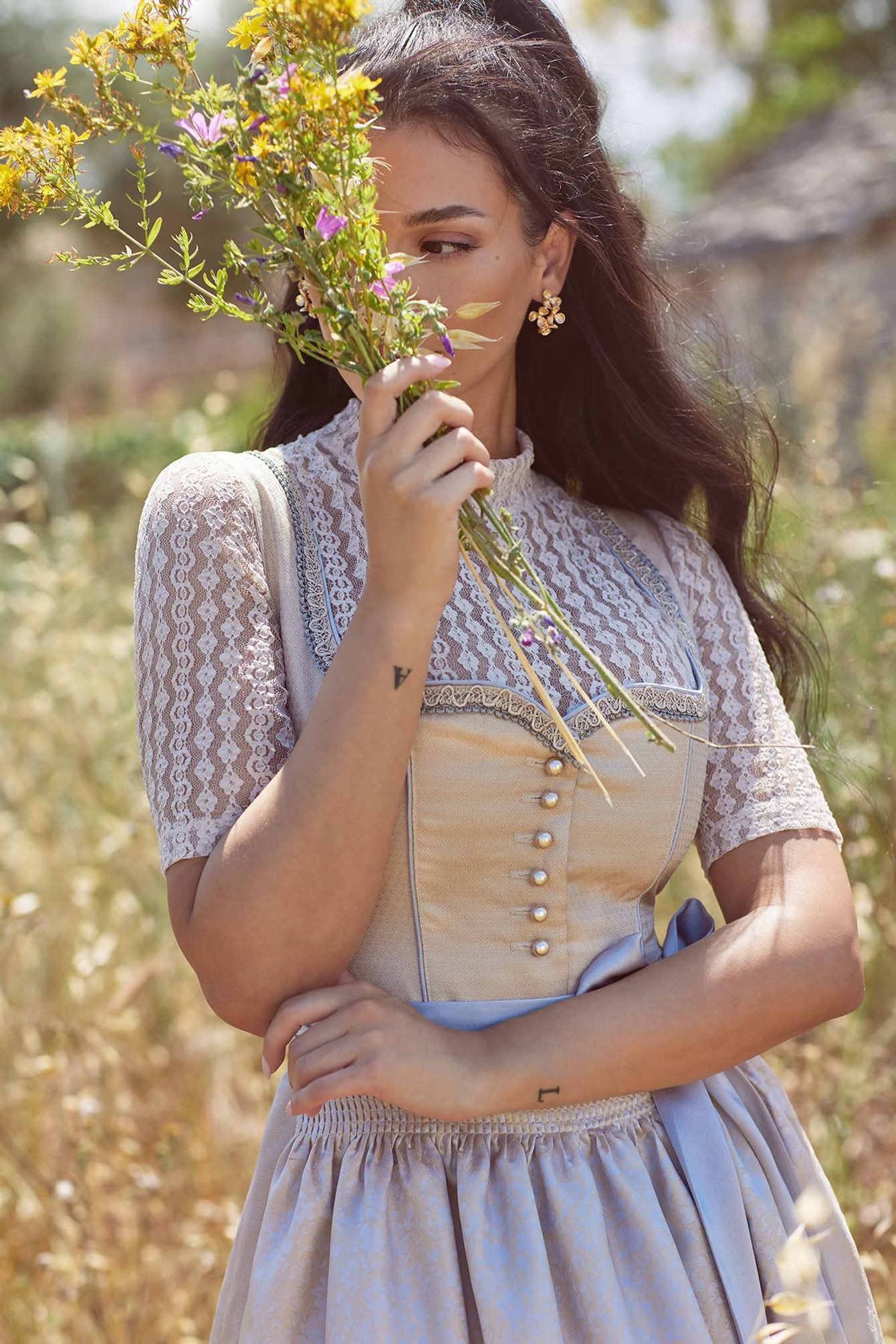 Krüger Madl Dirndlbluse Tartufo (611068)