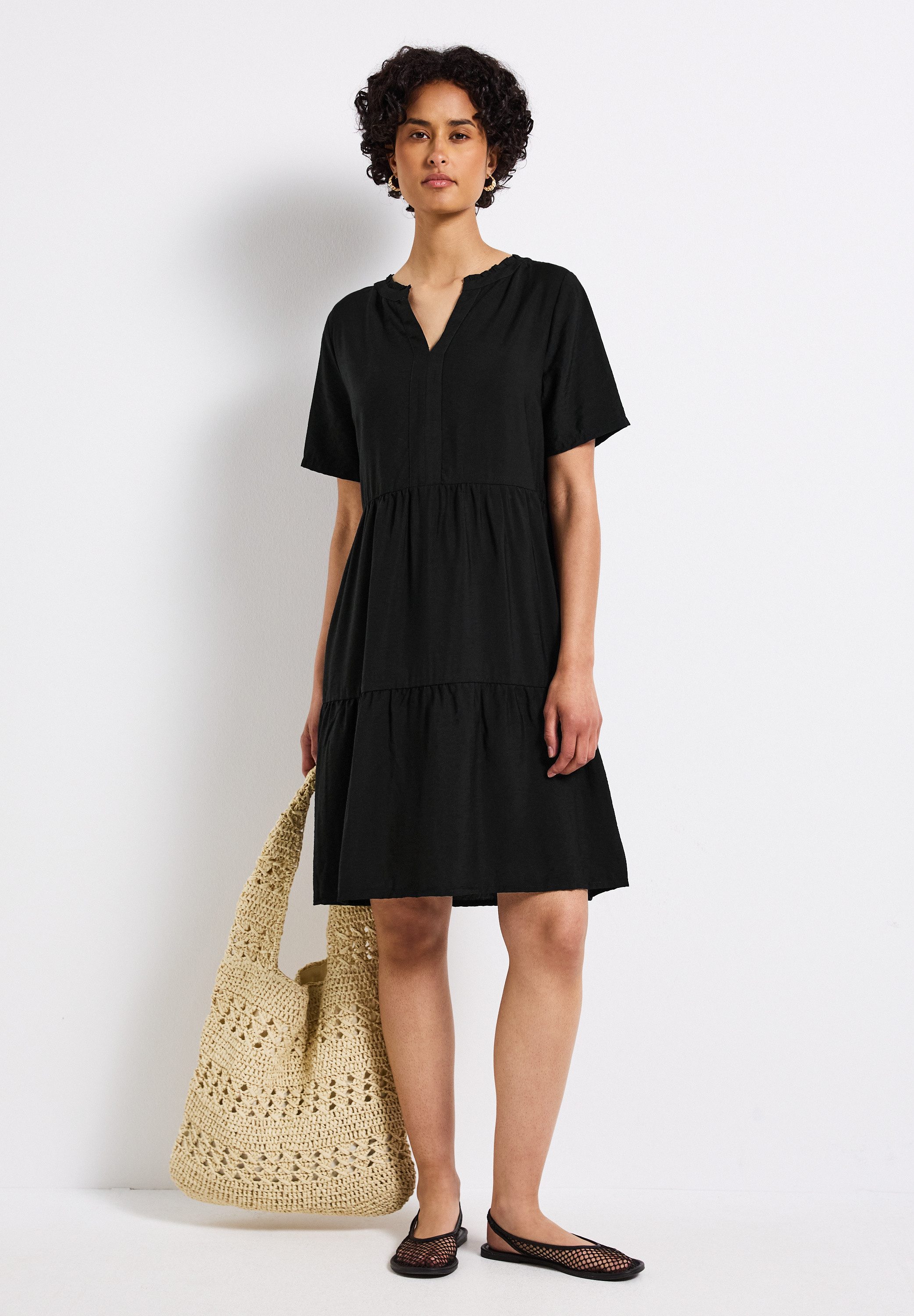 STREET ONE Volantkleid im Tunika-Stil günstig online kaufen