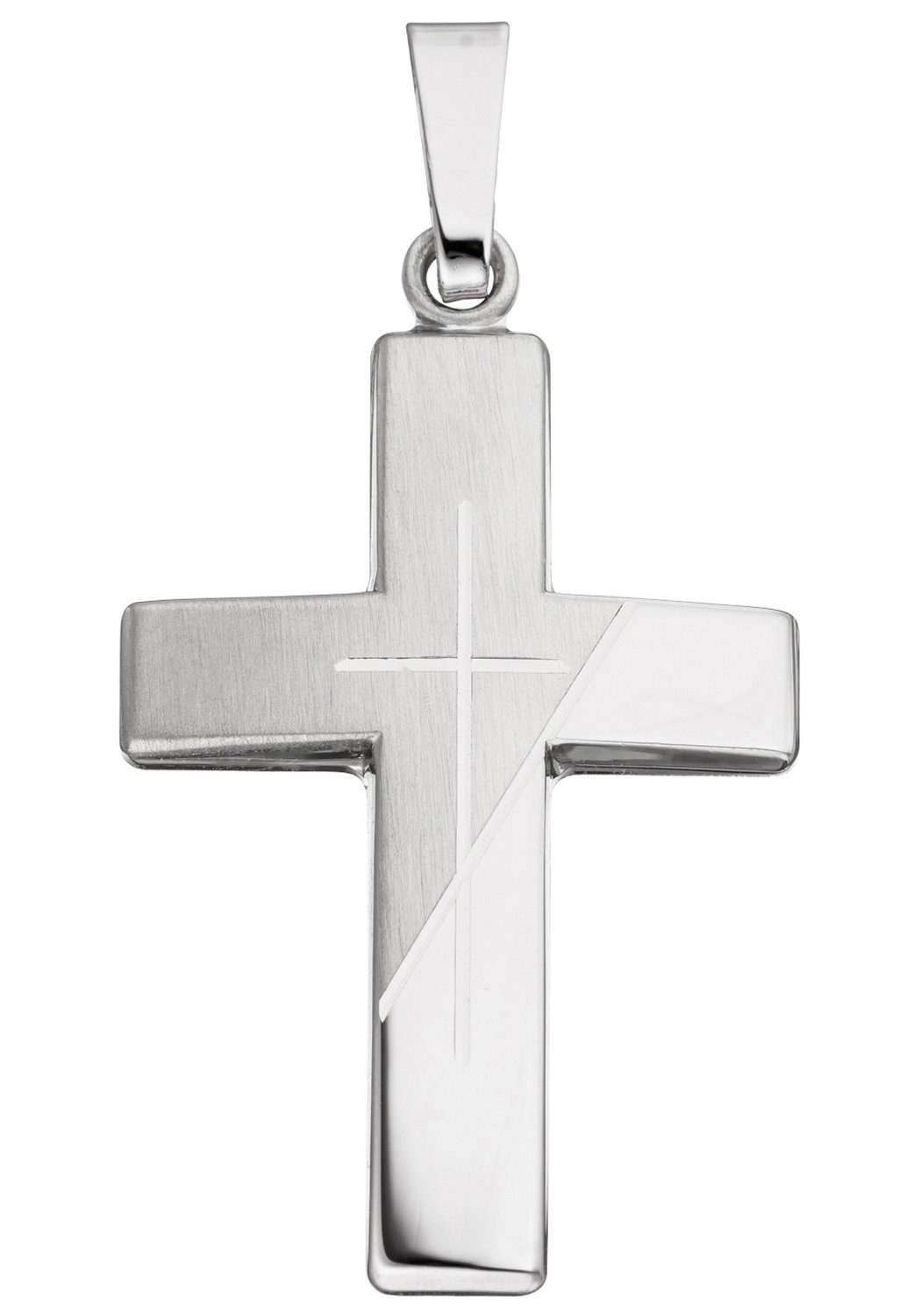 JOBO Kreuzanhänger Anhänger Kreuz, 925 Silber