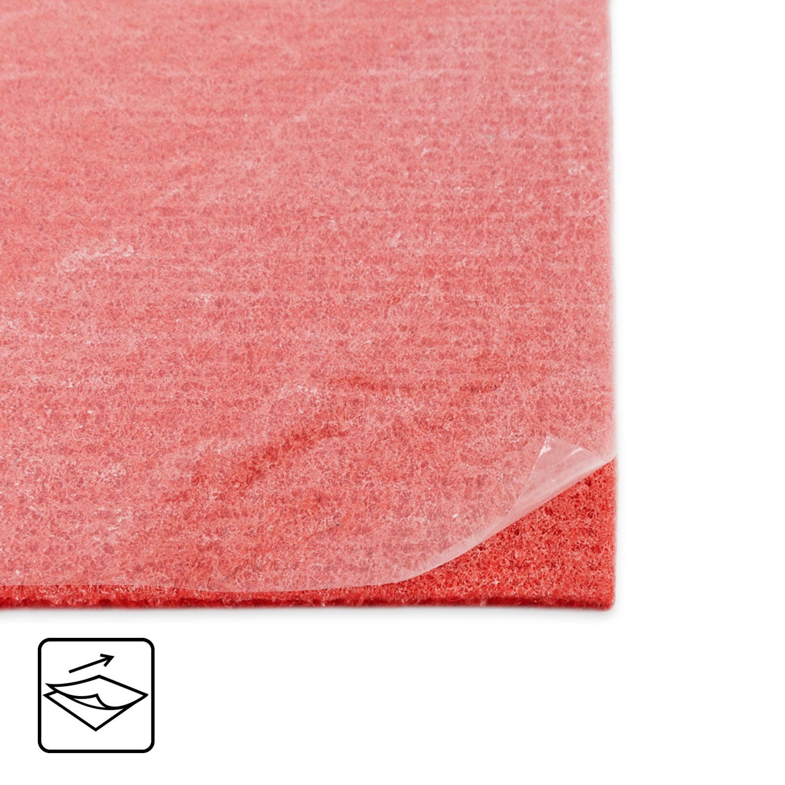 casa pura Teppichfliese Scene, 40 x 40 cm, Bodenschutzfliese, Fliese, quadratisch, Höhe: 1 mm, Selbstklebend