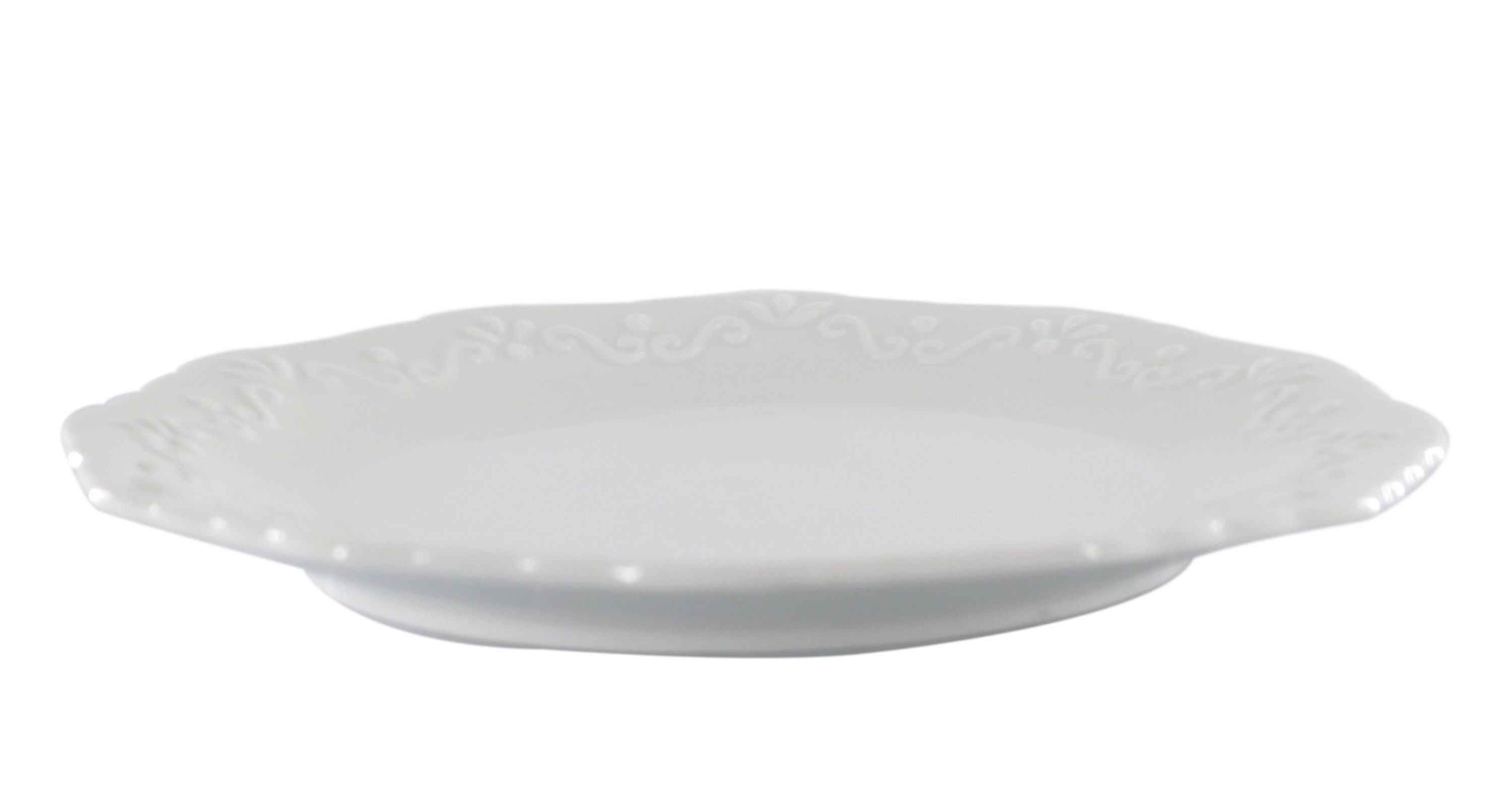 Chic Antique Kuchenteller Chic Antique Teller Kuchenteller Dessertteller Provence Porzellan