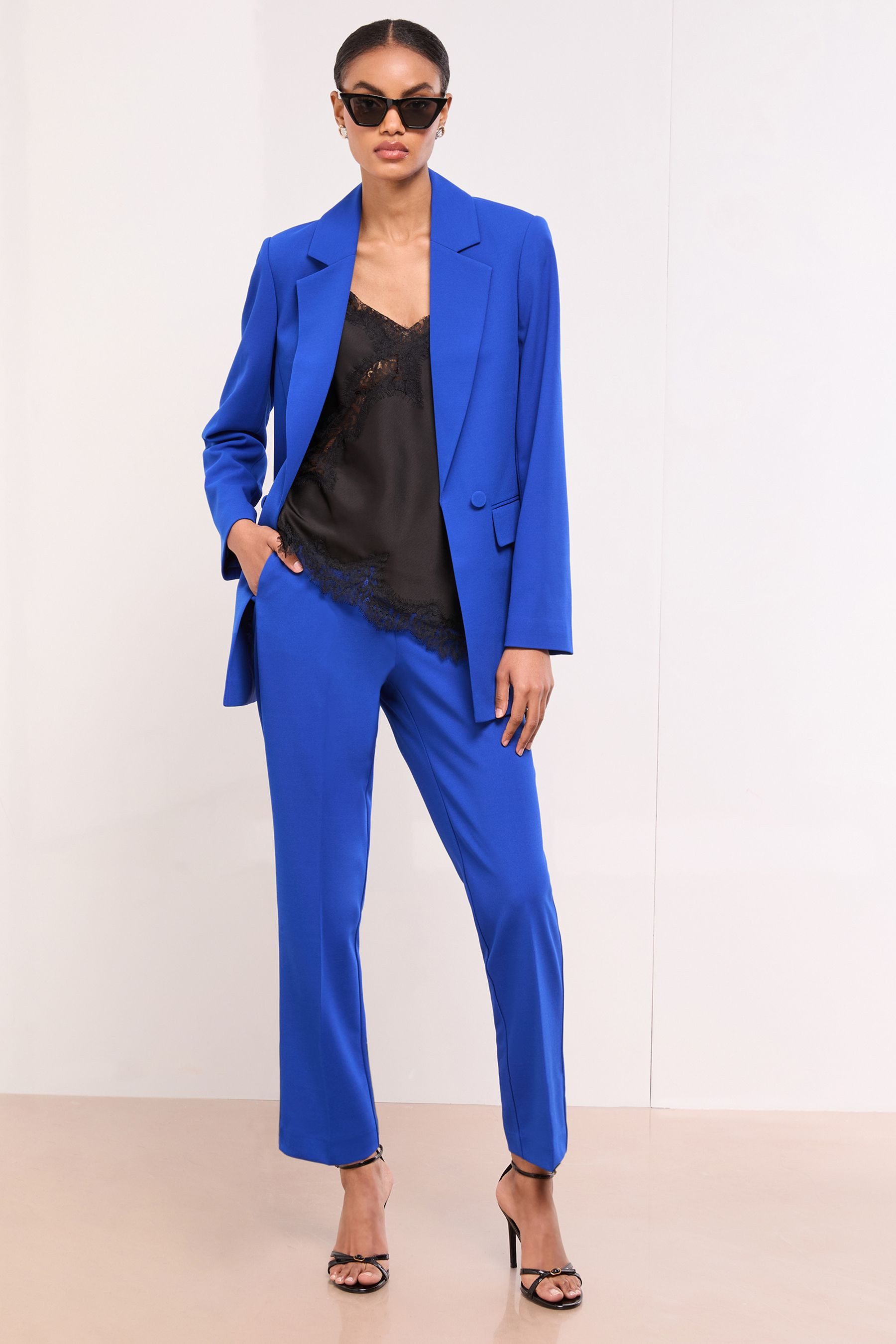 Jackenblazer Lipsy langer, edler Relaxed Fit Blazer, Regular