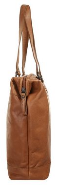 Spikes & Sparrow Shopper LAPTOP SHOULDERBAG, echt Leder