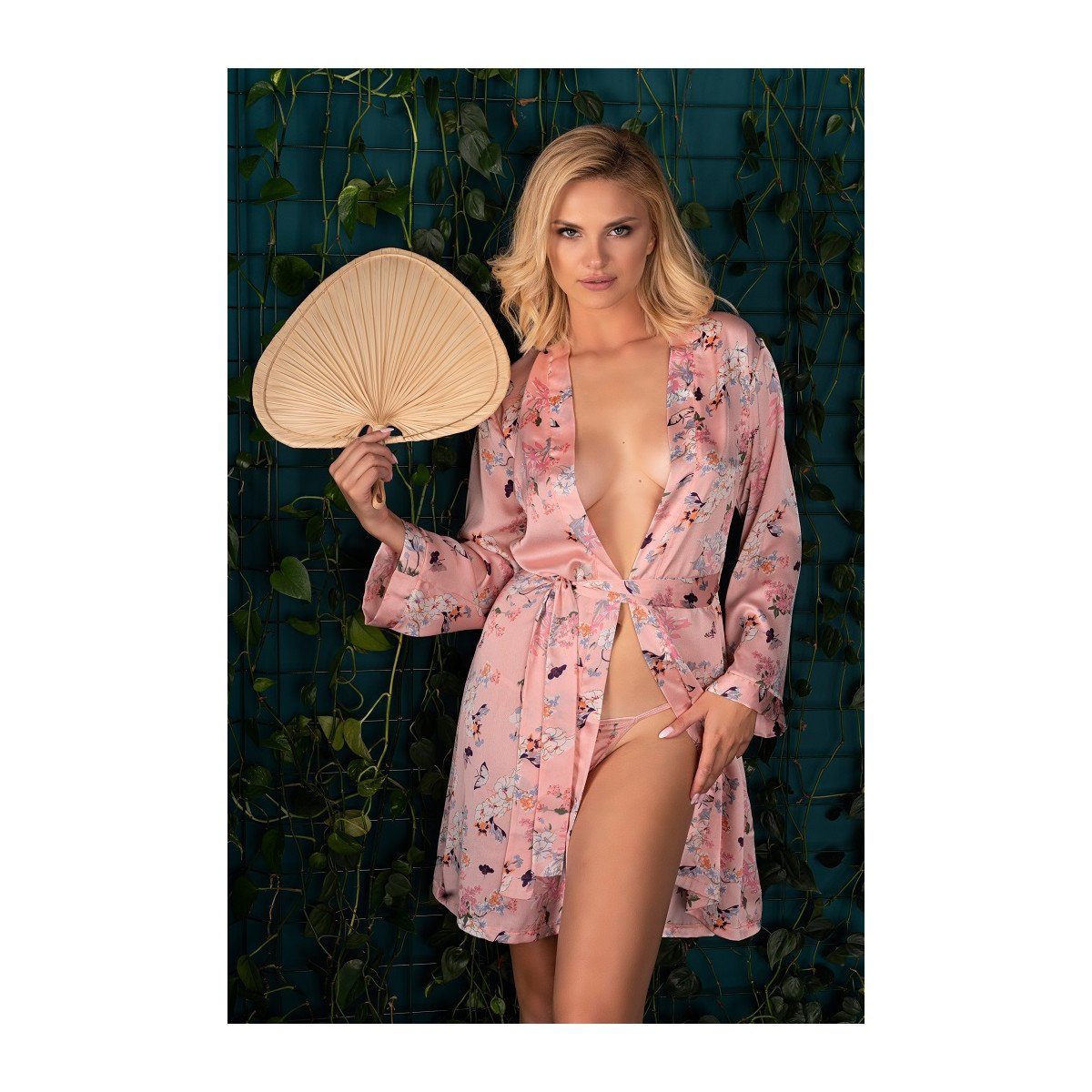 dressing (L/XL,S/M) gown Nachthemd Livco Fashion - Corsetti pink LC Marnivma