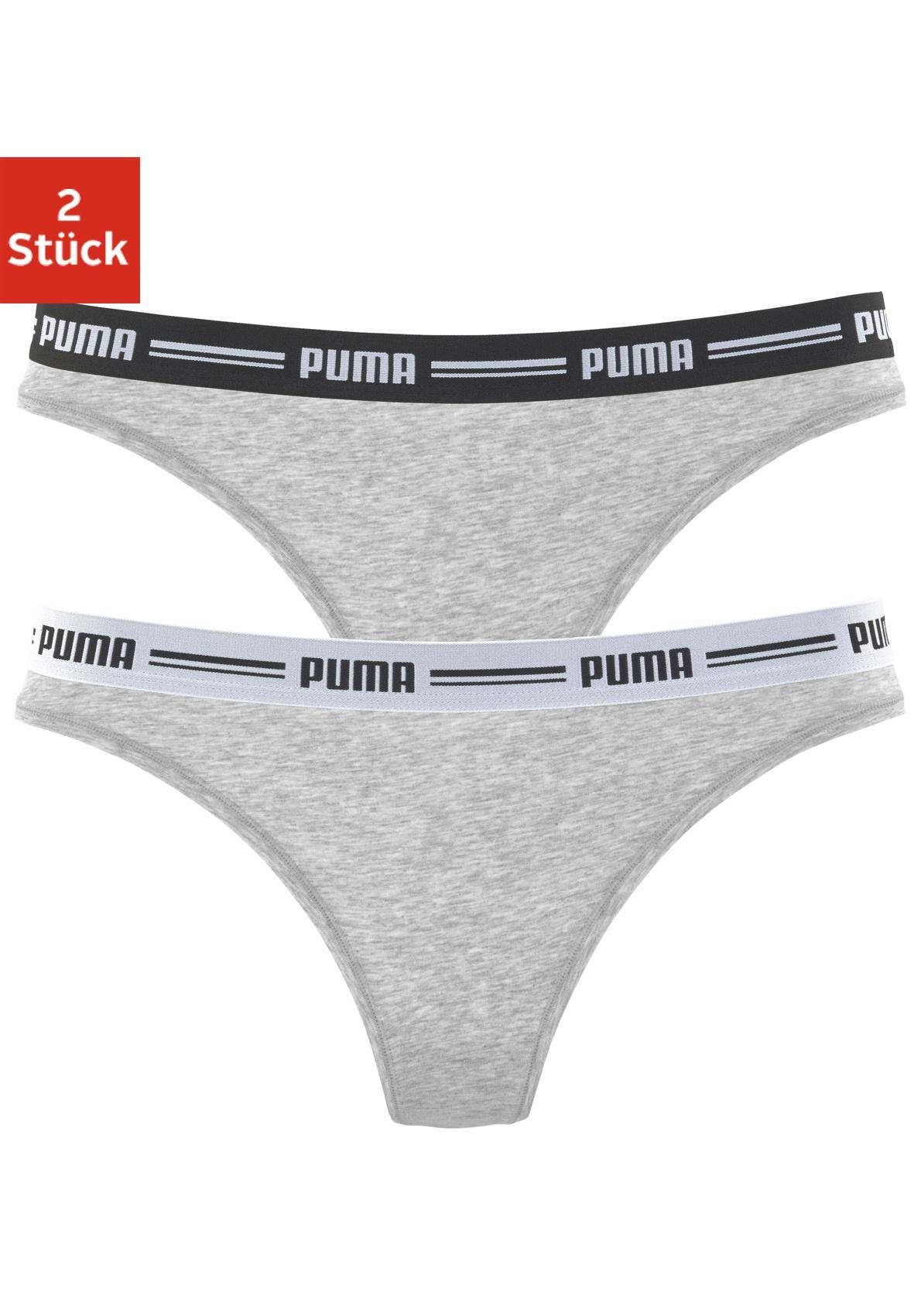 PUMA String Iconic (Packung, 2-St) mit weichem Logobündchen