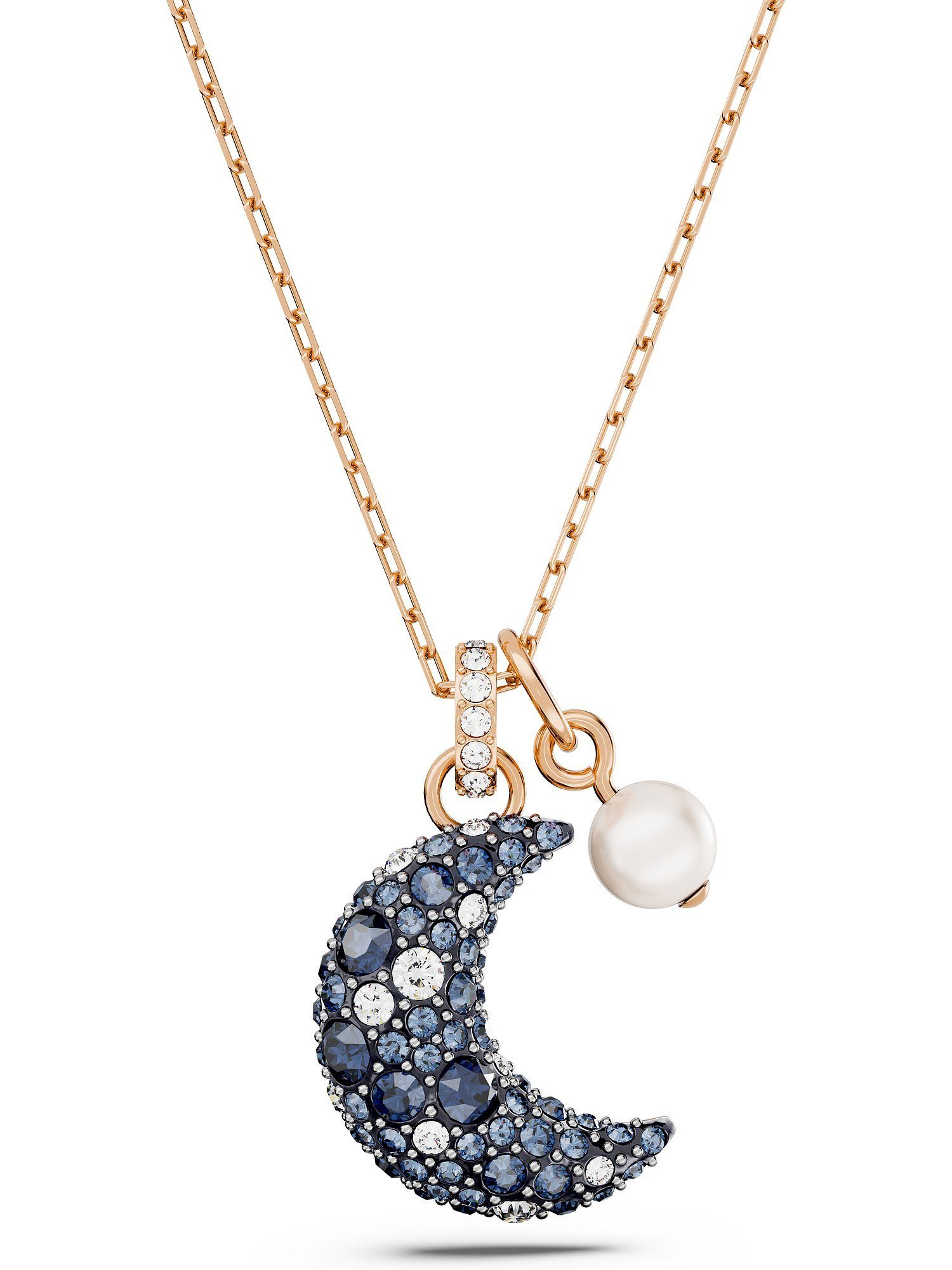 Collier Swarovski Damen-Kette Metall Swarovski-Kristall