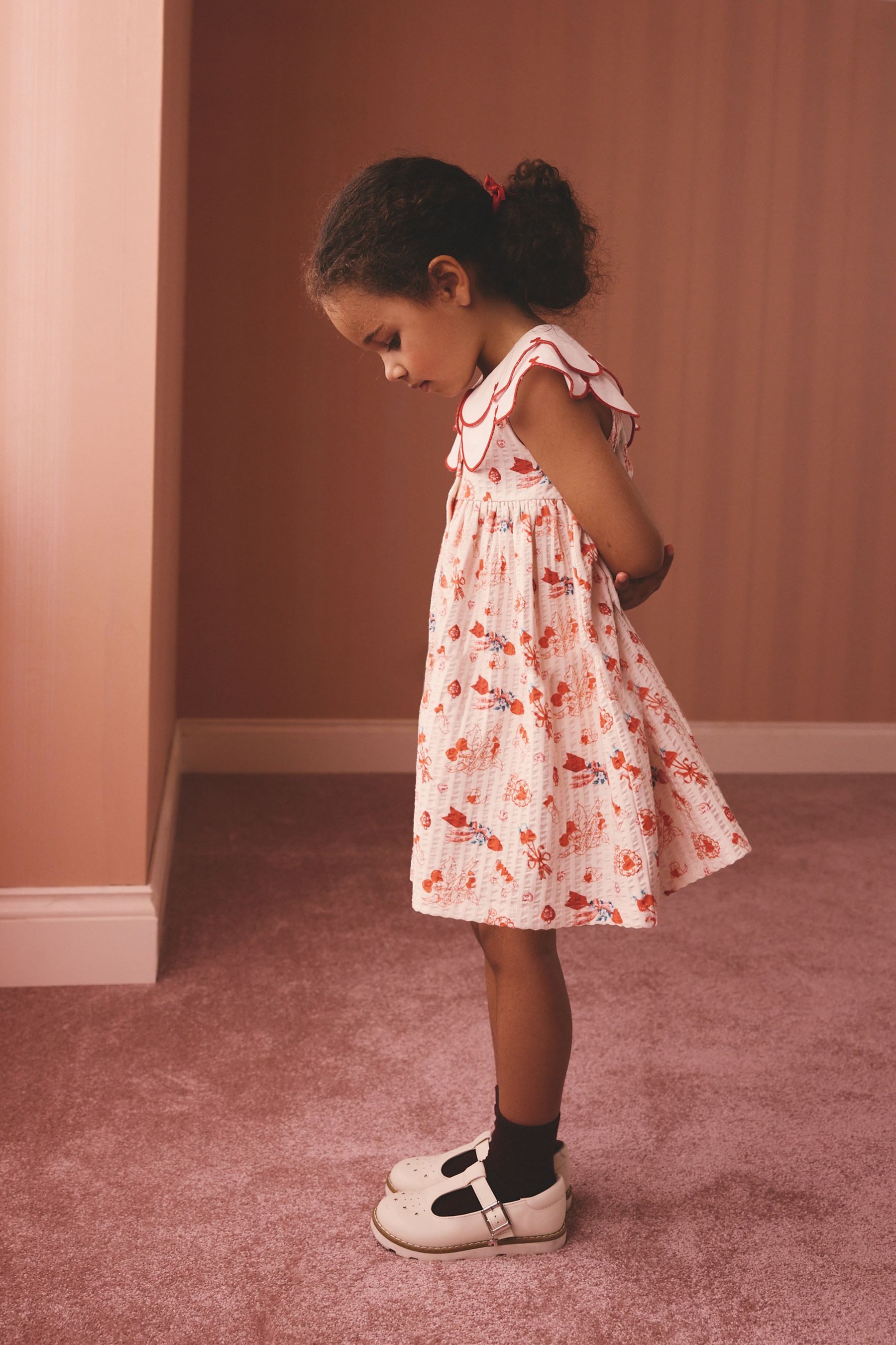 Next Jerseykleid Kleid mit Kragen (1-tlg)