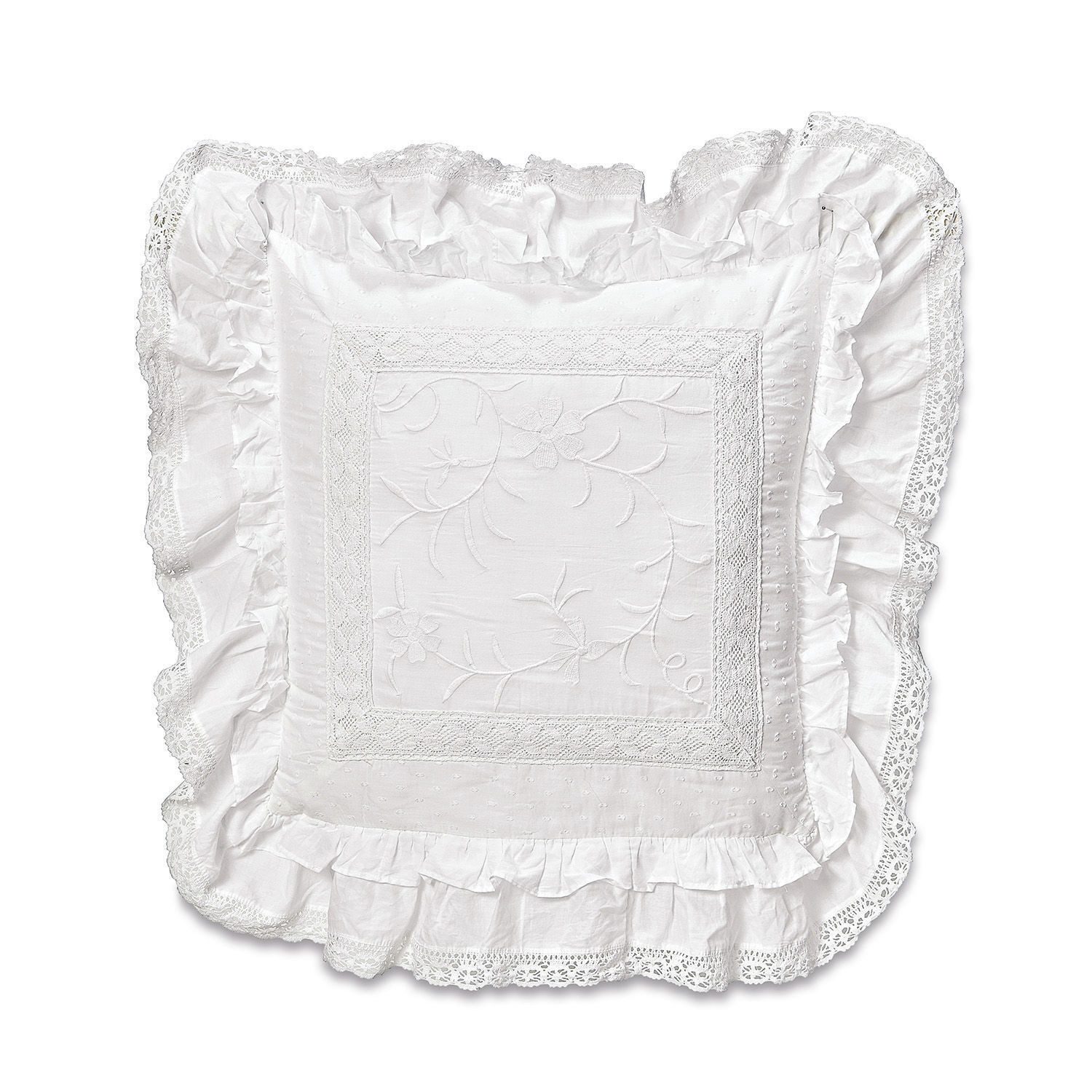 Mirabeau Kissenhülle Kissen Marbury weiß günstig online kaufen