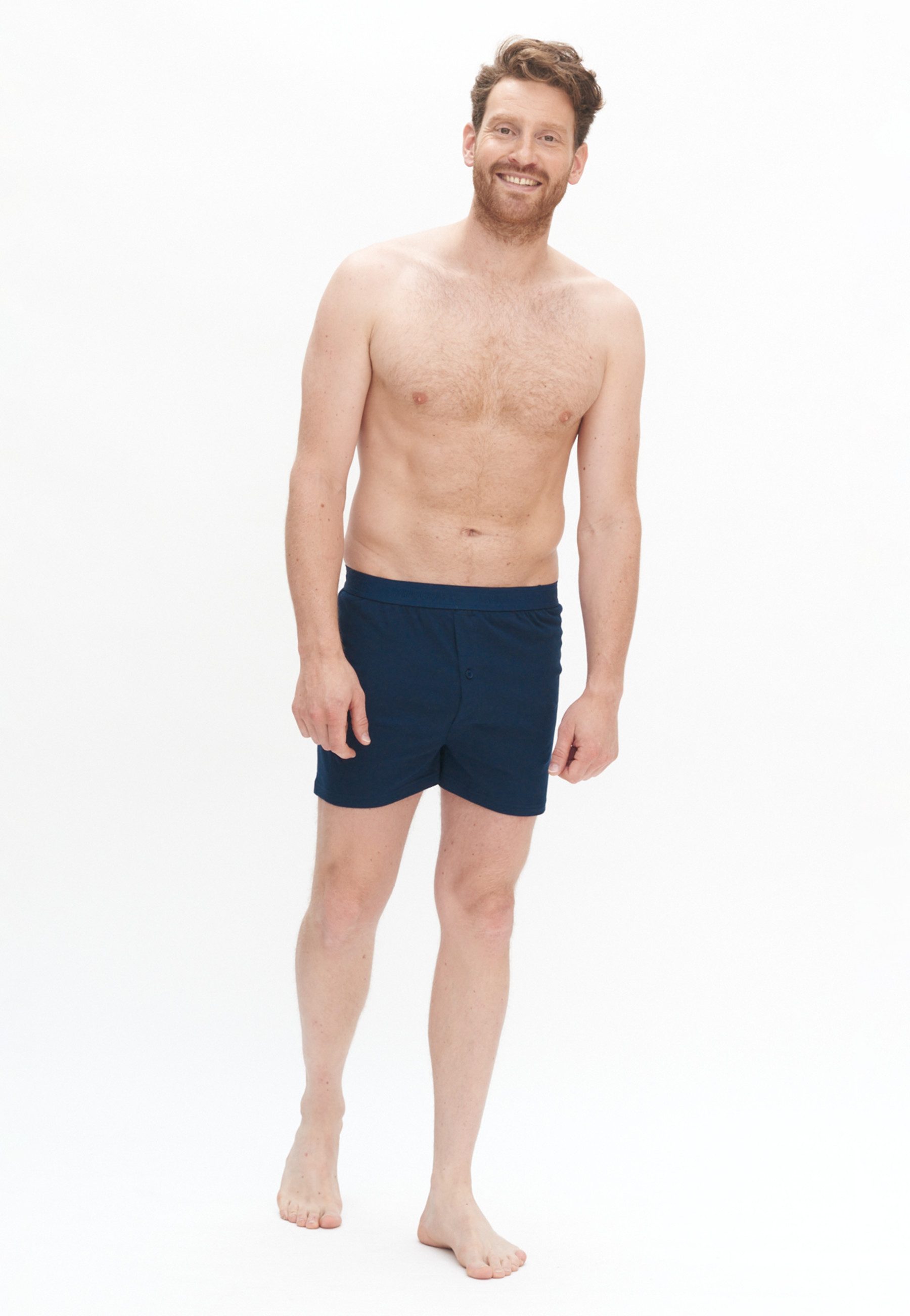 LIVING CRAFTS Boxershorts ETHAN, 2er Pack GOTS zertifiziert