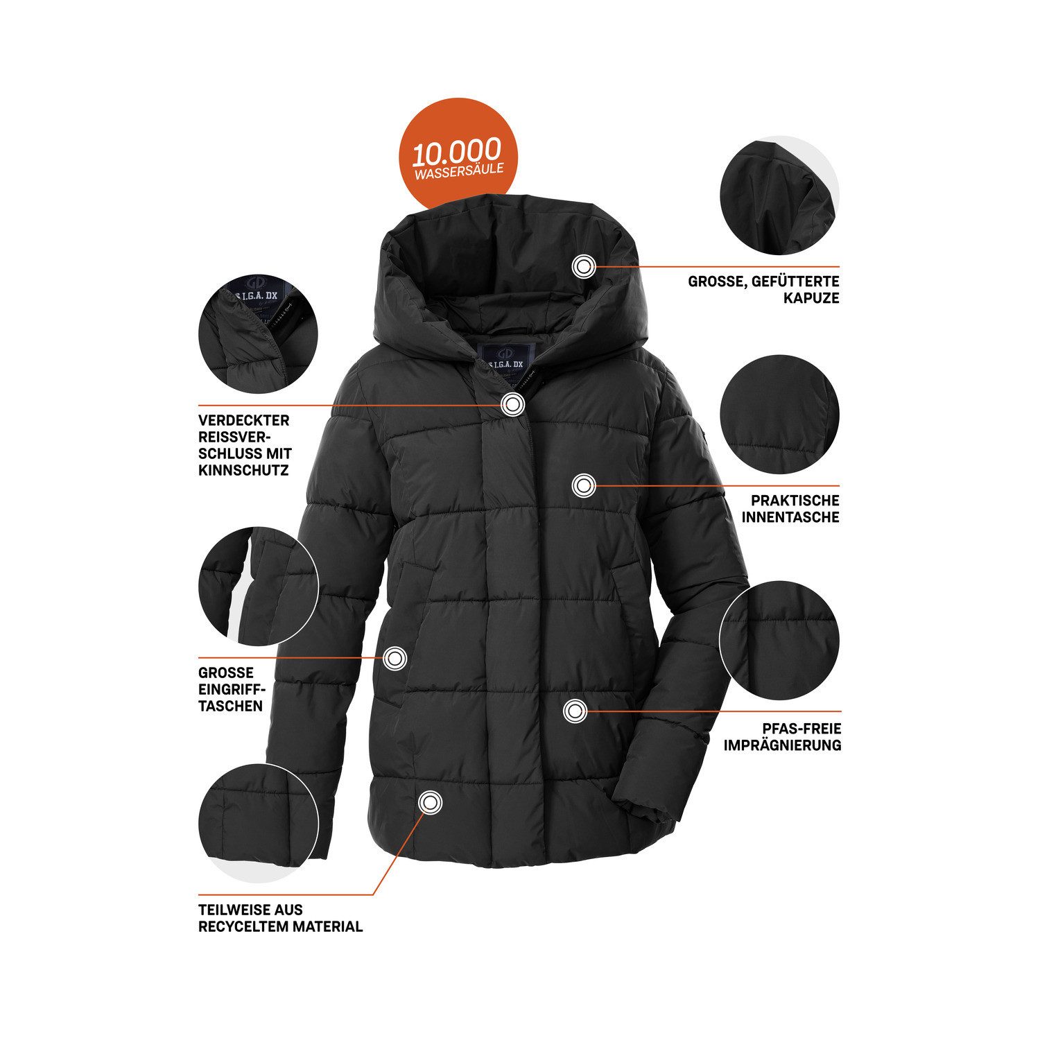 G.I.G.A. DX by killtec Softshelljacke Steppjacke GW 57 WMN QLTD JCKT