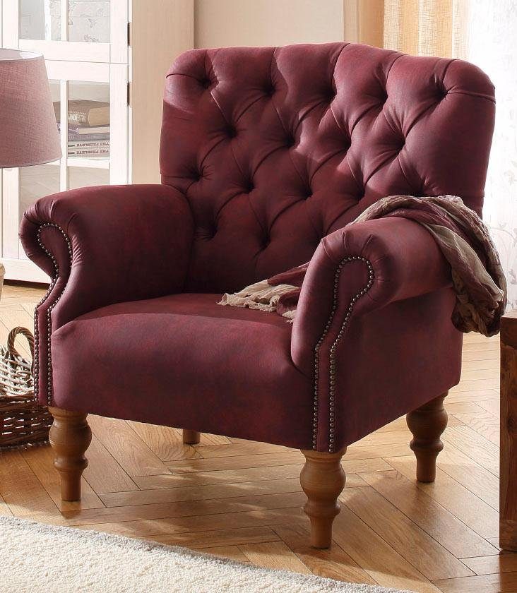 Home affaire Sessel Lord, mit echter günstig online kaufen
