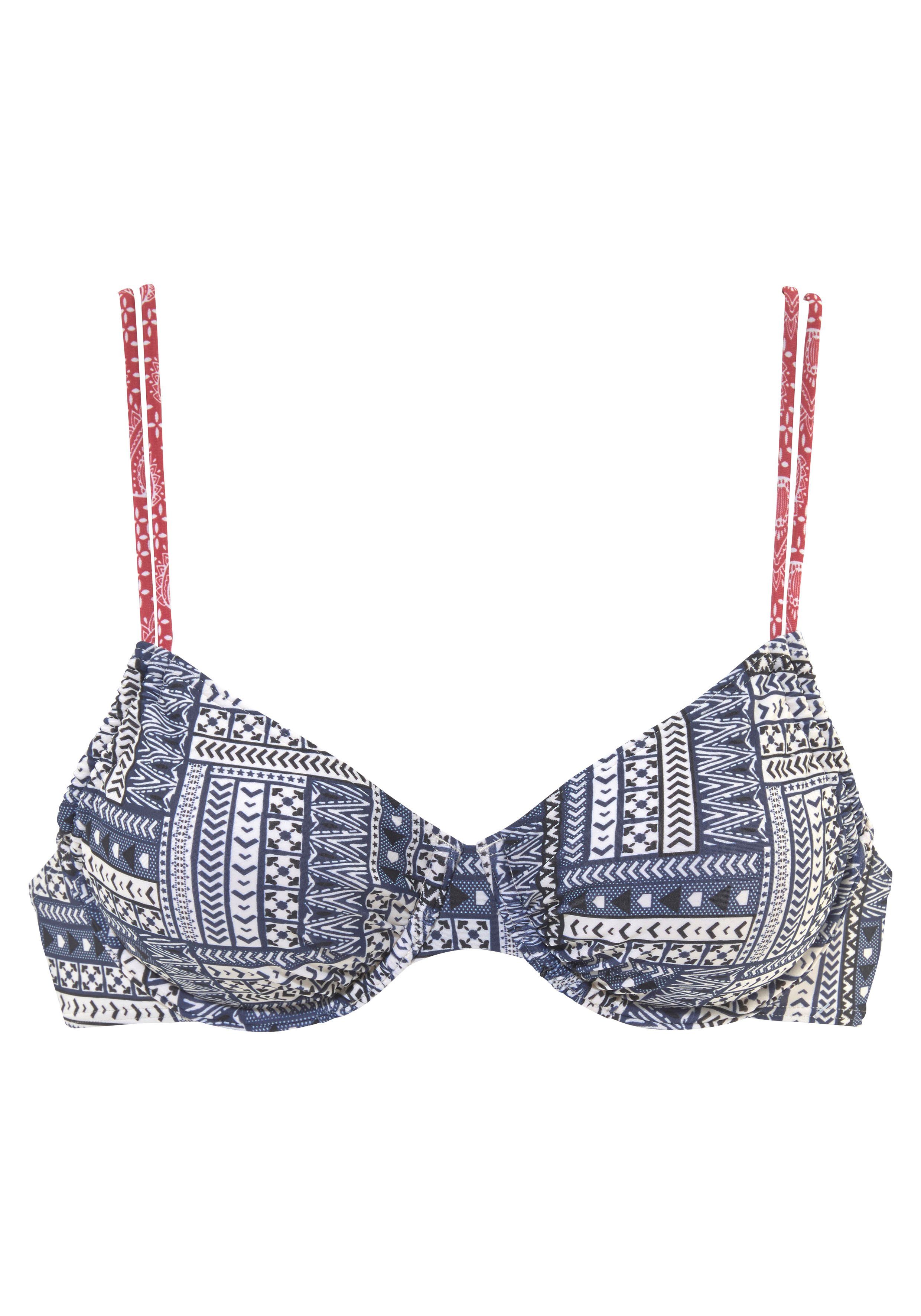 s.Oliver Bügel-Bikini-Top Cocina, mit Mustermix