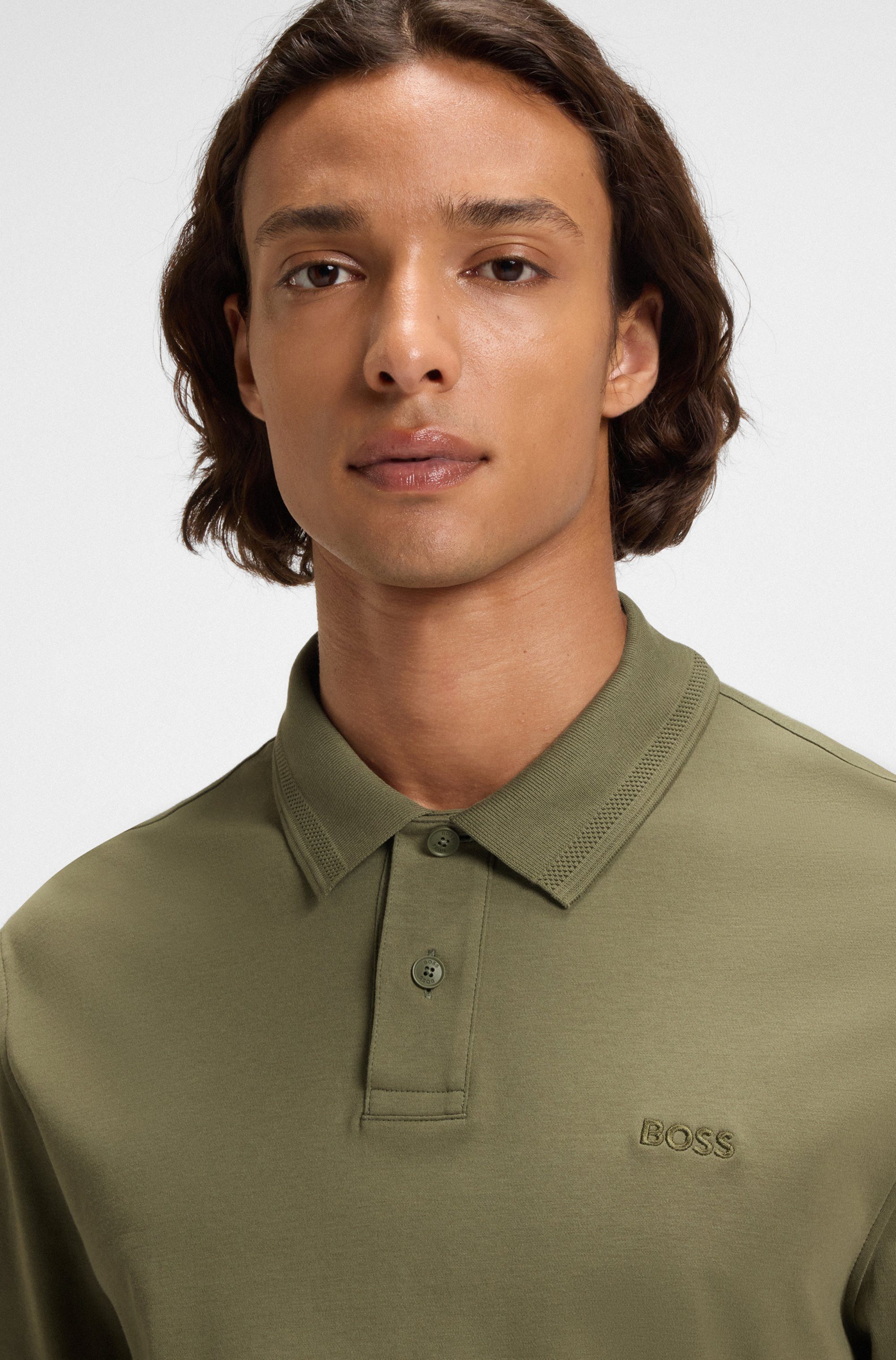 BOSS ORANGE Poloshirt Pe mit Polokragen günstig online kaufen