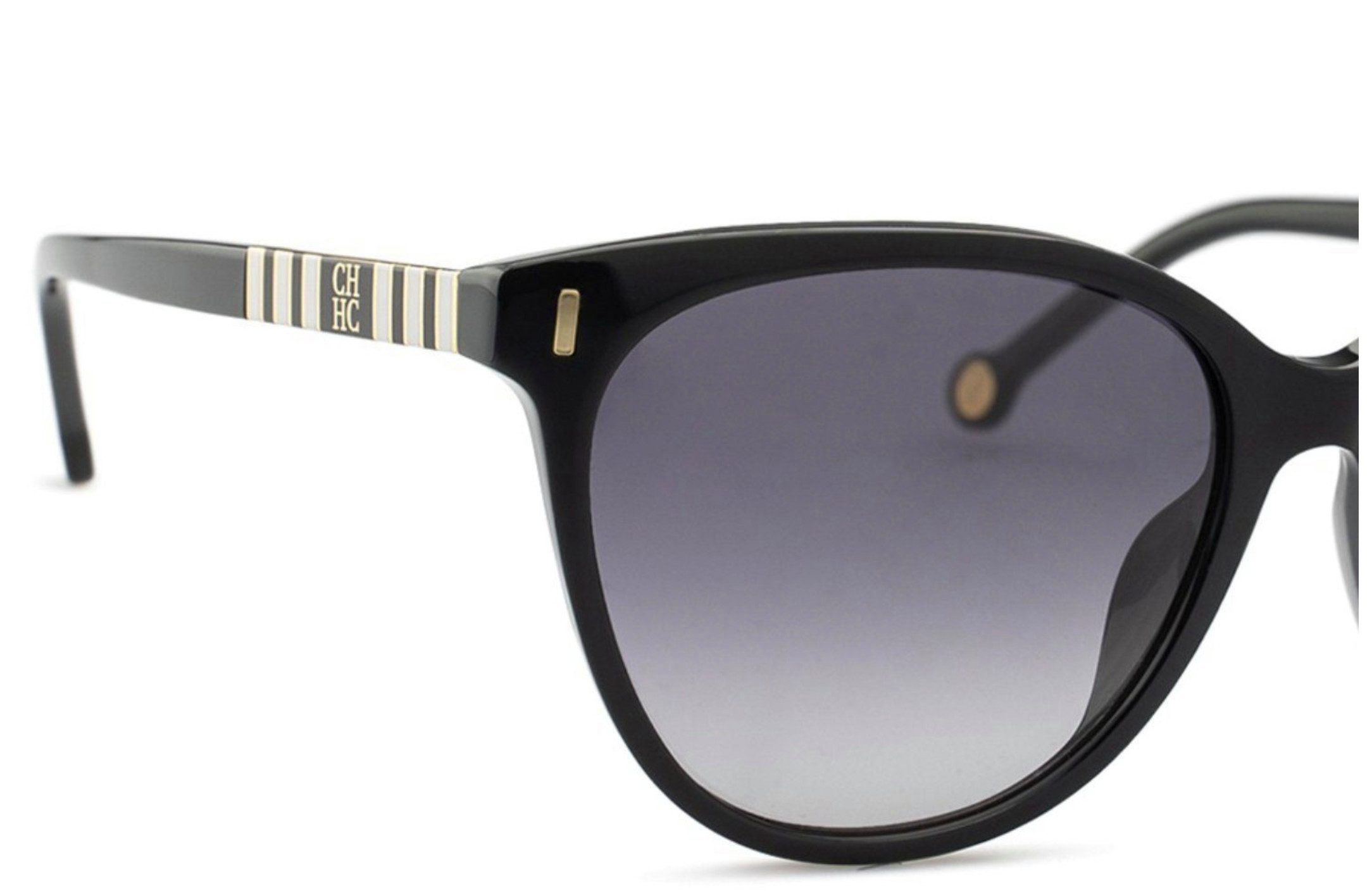Carolina Herrera Sonnenbrille Damen Brille Retro Iconic SHE828 0700 UV-Schutz: 100% UVA & UVB (UV400), hoher Blendschutz
