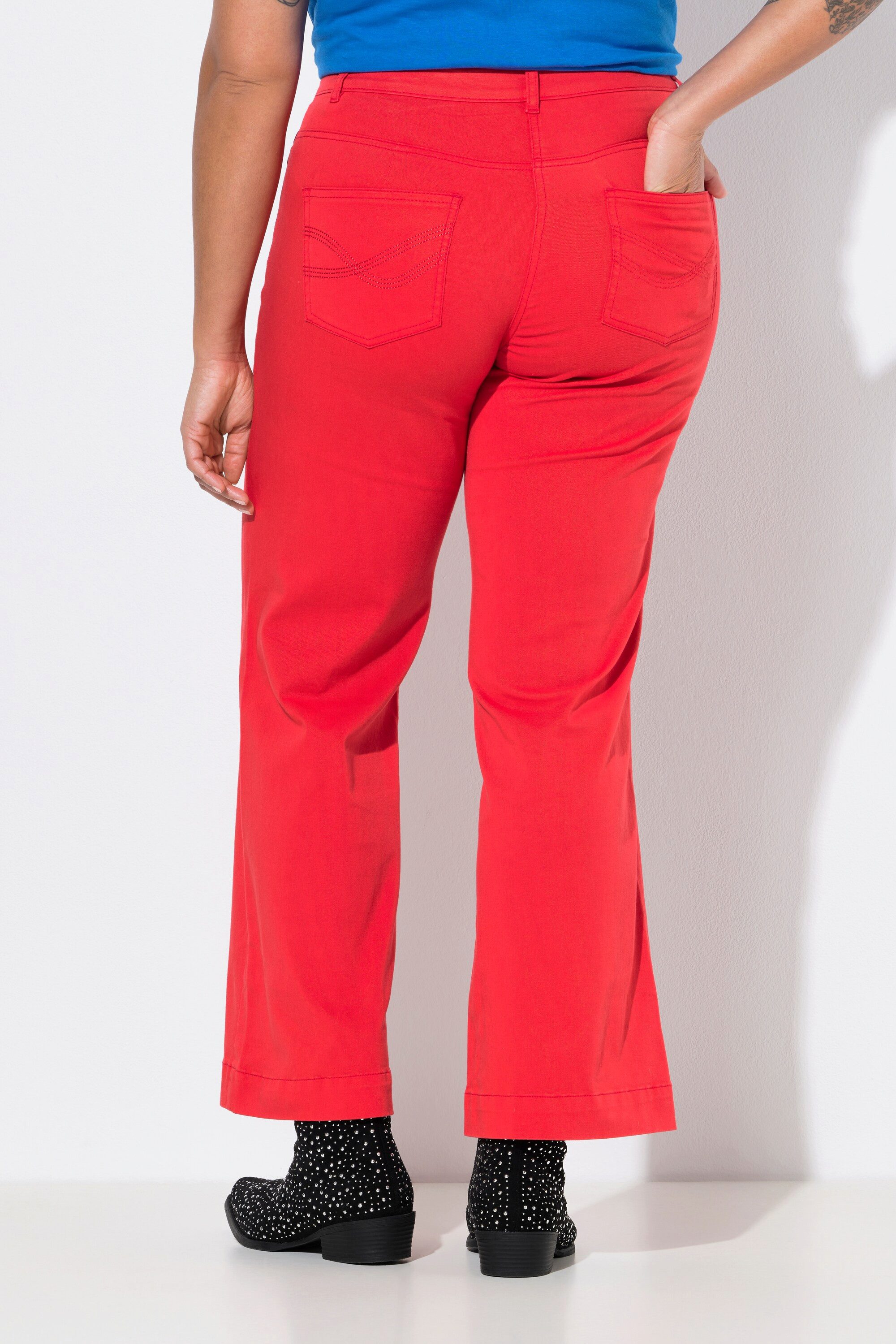 Angel of Style 5-Pocket-Jeans Jeans Nora weit und gerade Stretchkomfort 4-Pocket