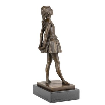 Moritz Dekofigur Bronzefigur Ballett Tänzerin, Bronzefigur Figuren Skulptur für Regal Vitrine Schreibtisch Deko