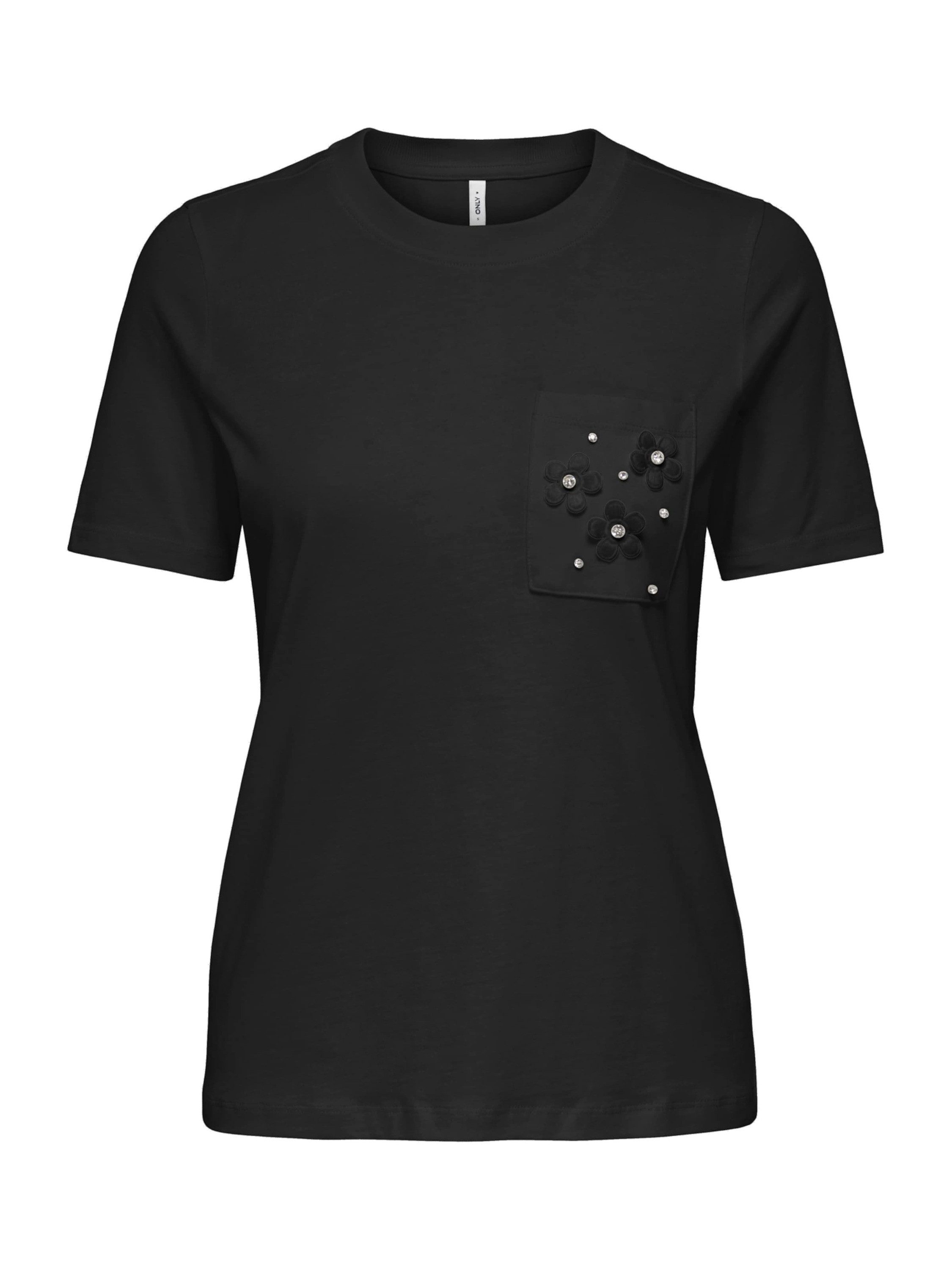 ONLY Funktionsshirt ONLZENIA (1-tlg) Ziersteine