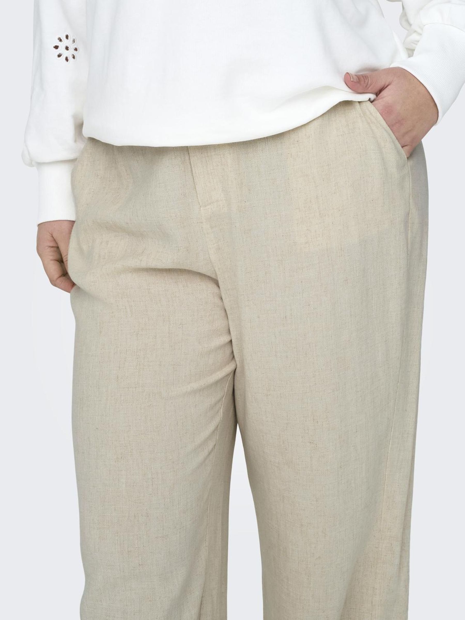 ONLY CARMAKOMA Anzughose CARAGNES MW LINEN günstig online kaufen