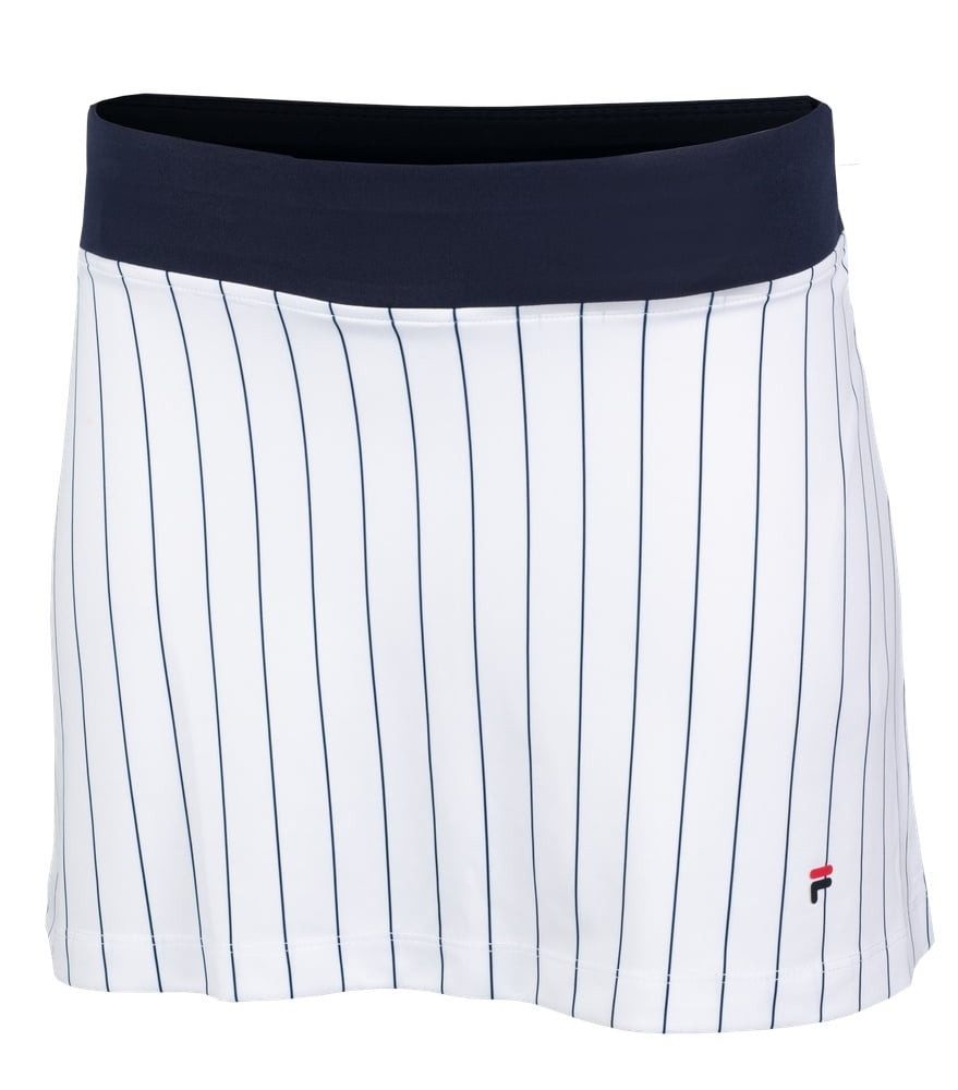 Fila Tennisrock Anna (100% Polyester) weiss/peacoatblau Damen
