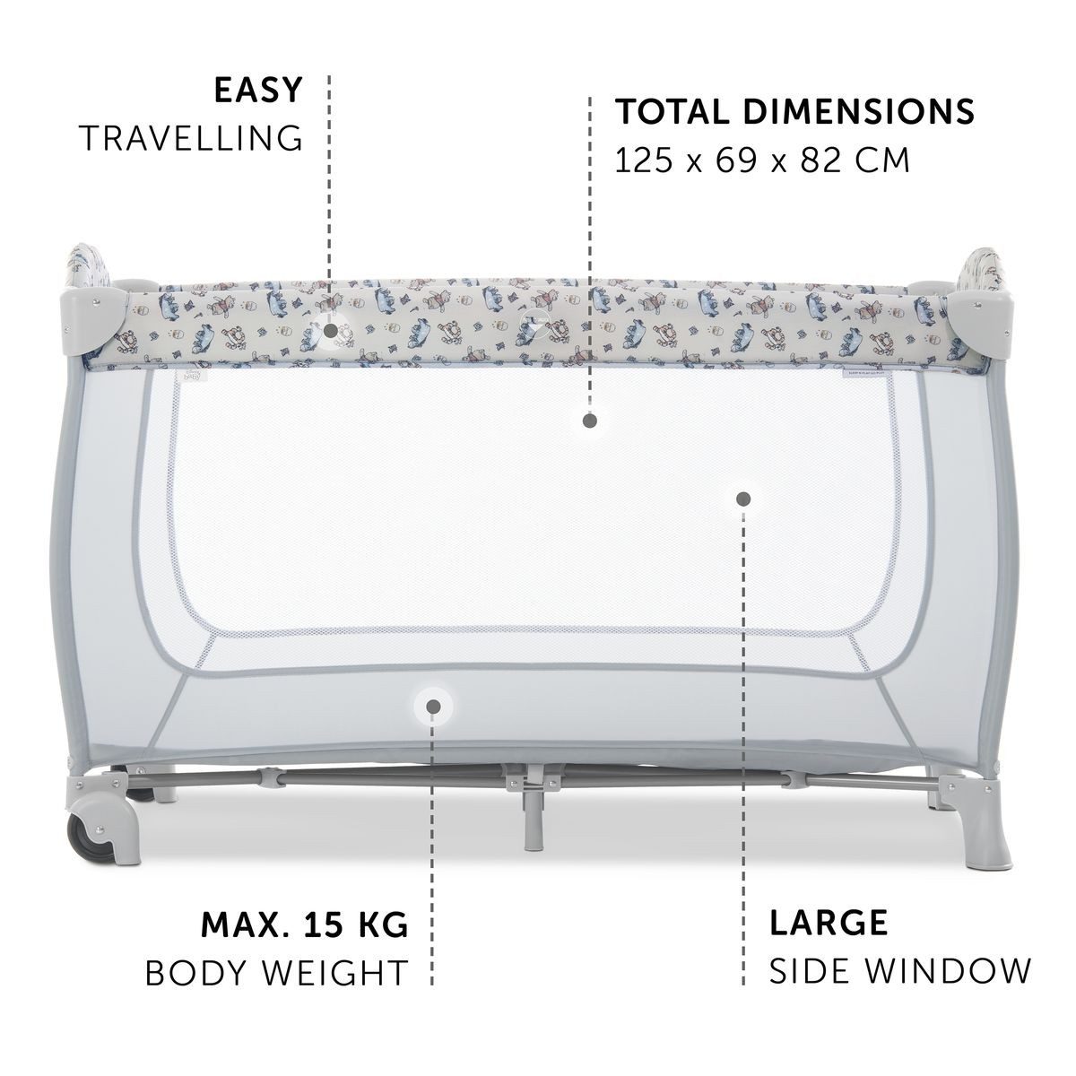 Hauck Baby-Reisebett Sleep'n Play Go Plus - Disney - Pooh Exploring, Baby K günstig online kaufen