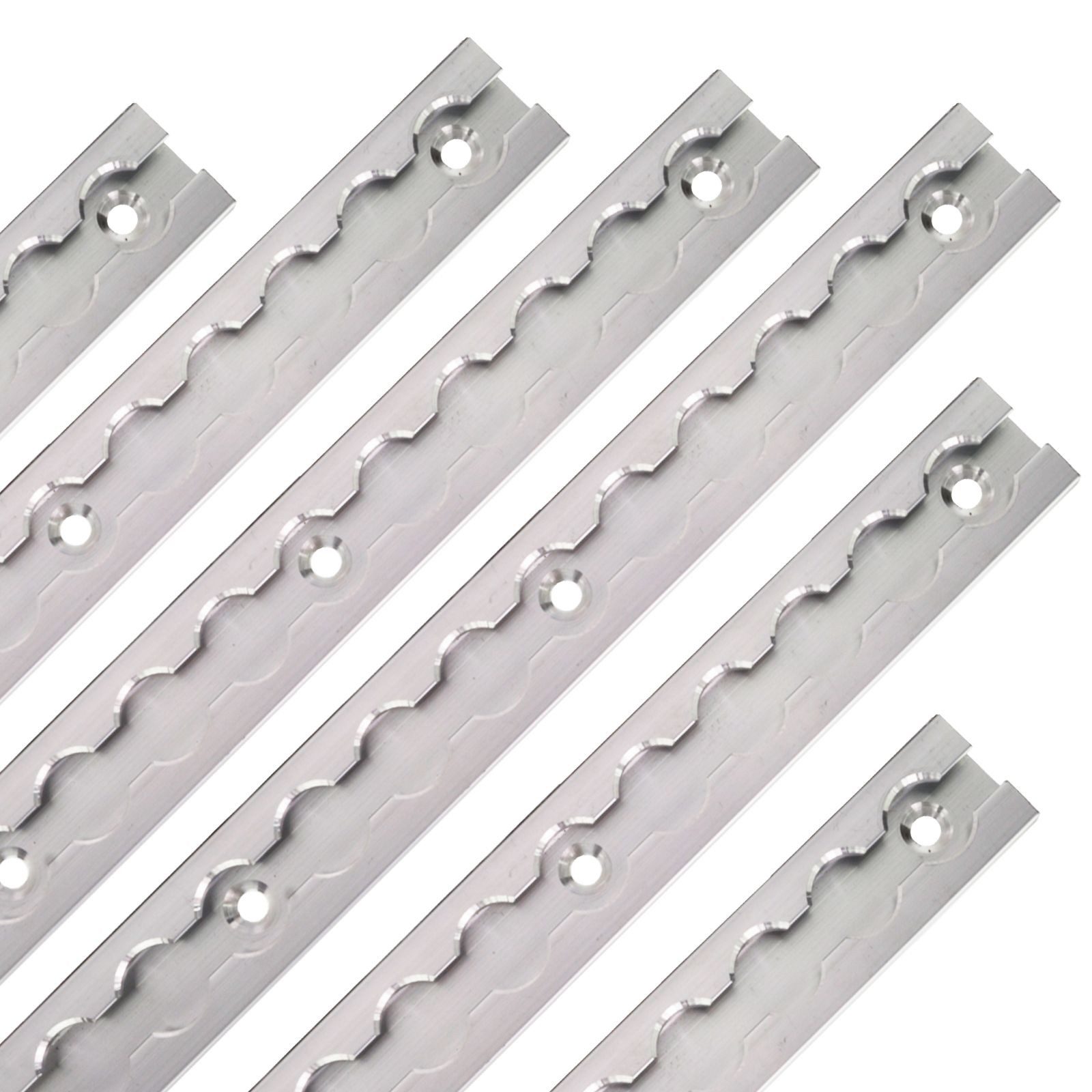LABT Spanngurt Airlineschiene 0,5 Meter eckig silber, TÜV zertifiziert, eloxiert (1-St)