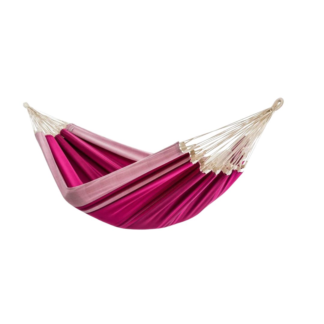 HängemattenGlück Hängematte Tuchhängematte Beleza Plum